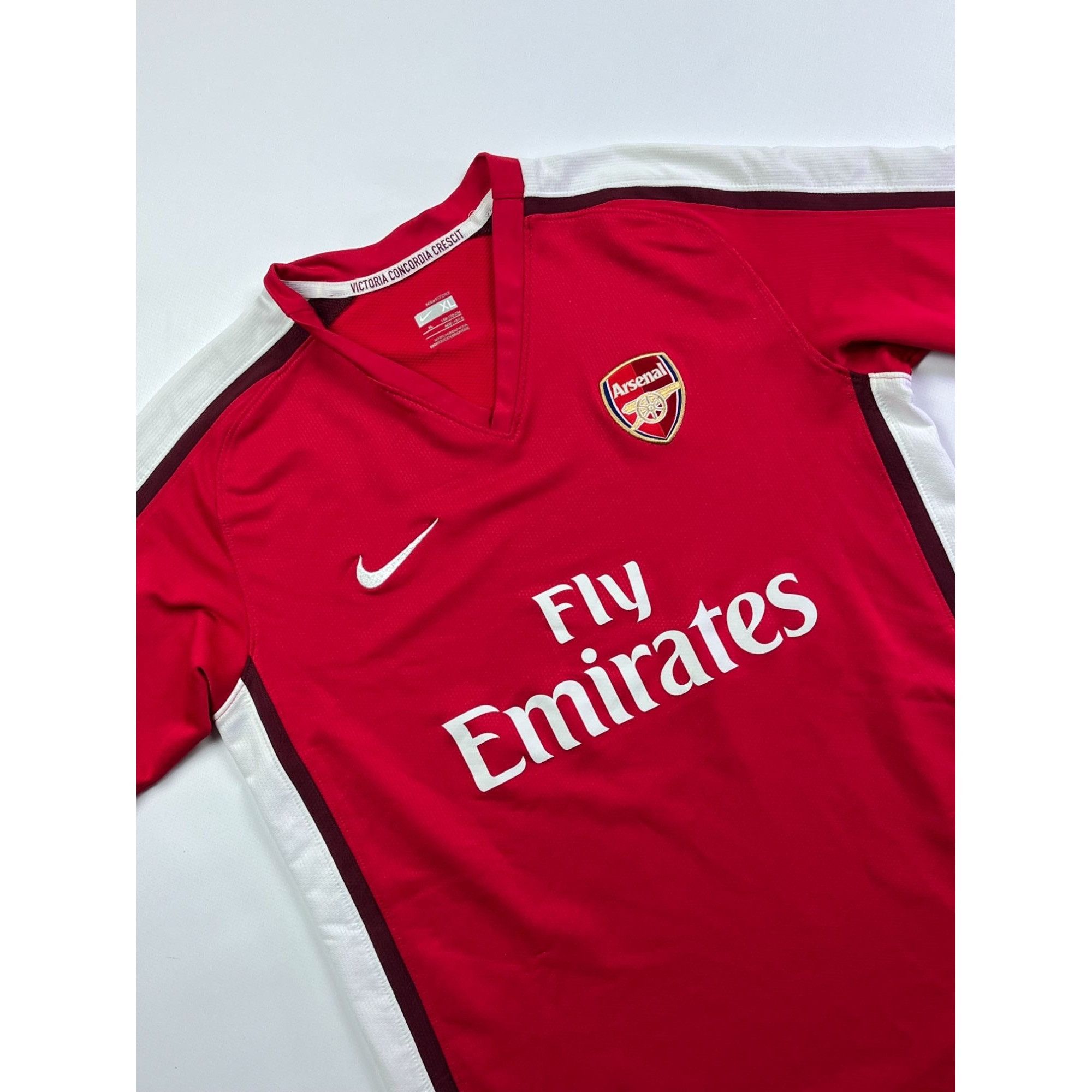 Nike × Vintage Nike Arsenal 08/10 Home Jersey Size US S / EU 44-46 / 1 - 2 Thumbnail