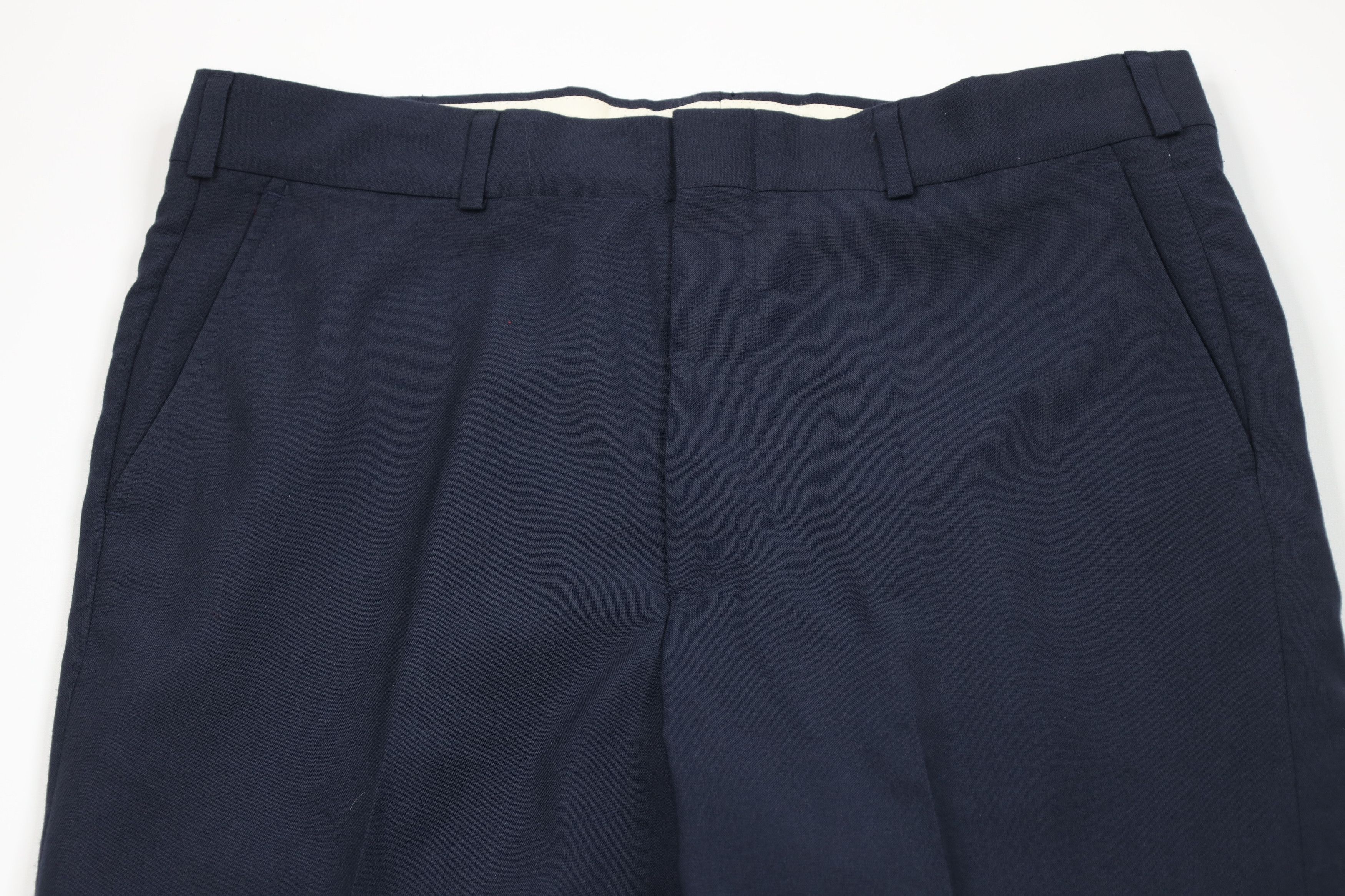 Vintage Vintage 90s Streetwear Wool Blend Knit Wide Leg Chino Pants Size US 36 / EU 52 - 2 Thumbnail