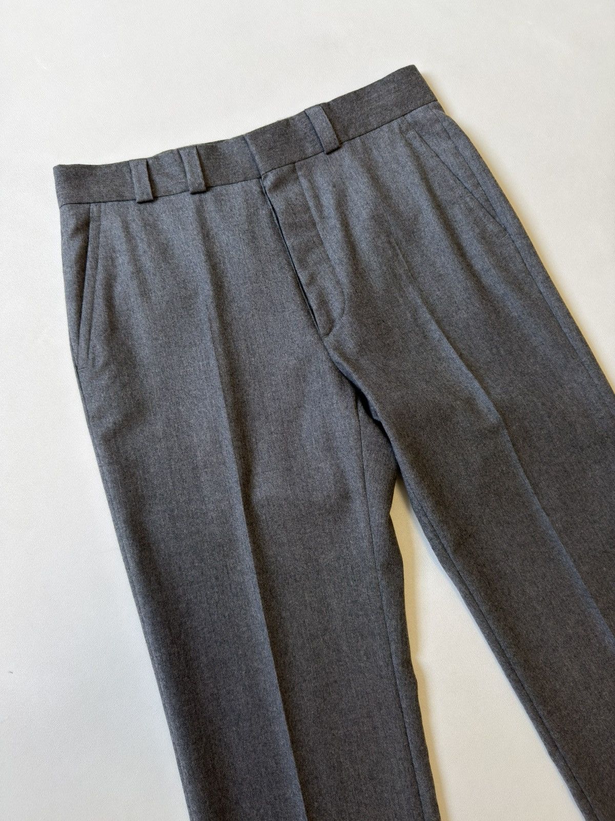 Maison Margiela A/W 07 Straight Leg Gray Wool Trousers Size US 32 / EU 48 - 8 Thumbnail
