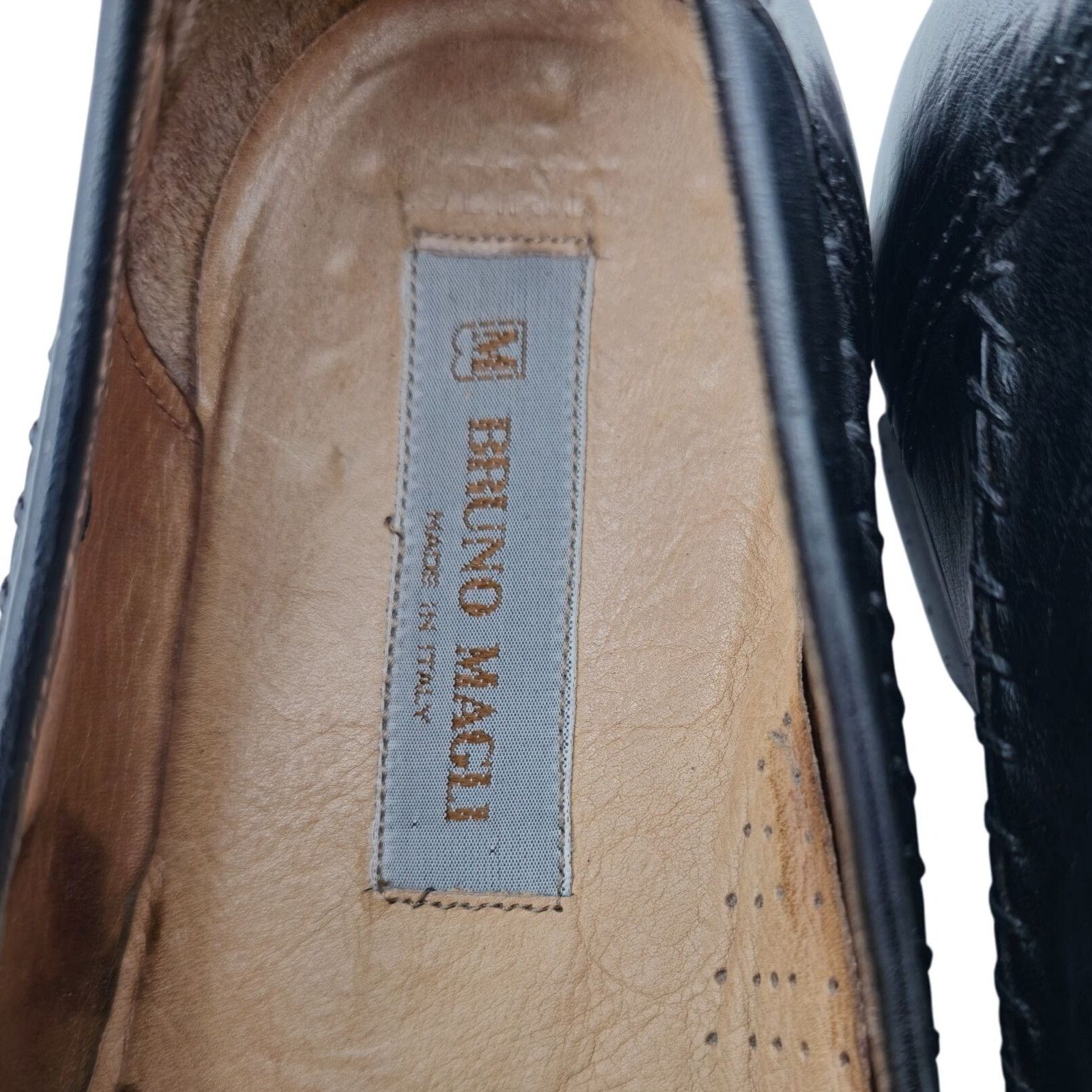 Bruno Magli Vintage Crocodile Italy Handmade Bruno Magli Mens 8M Exotic Size US 8 / EU 41 - 6 Thumbnail