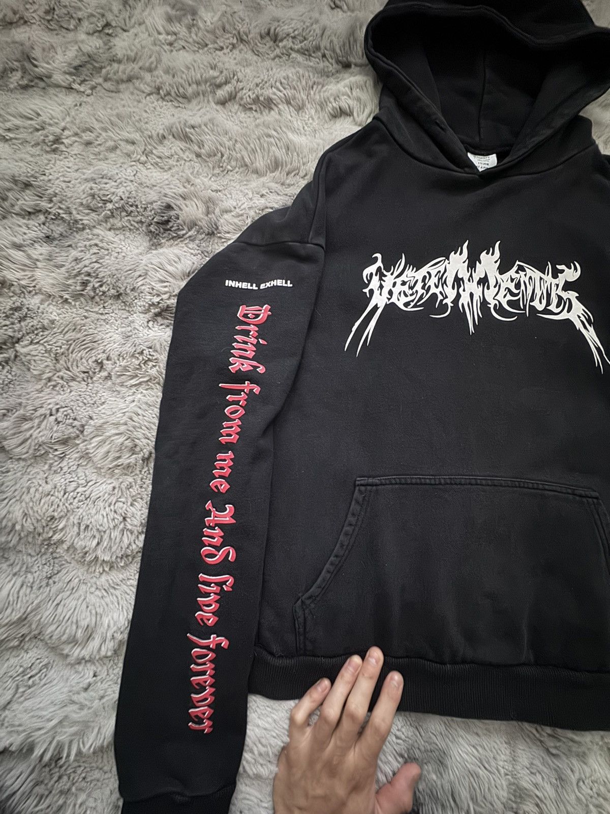 Vetements Total ****ing darkness hoodie Size S / US 4 / IT 40 - 2 Thumbnail