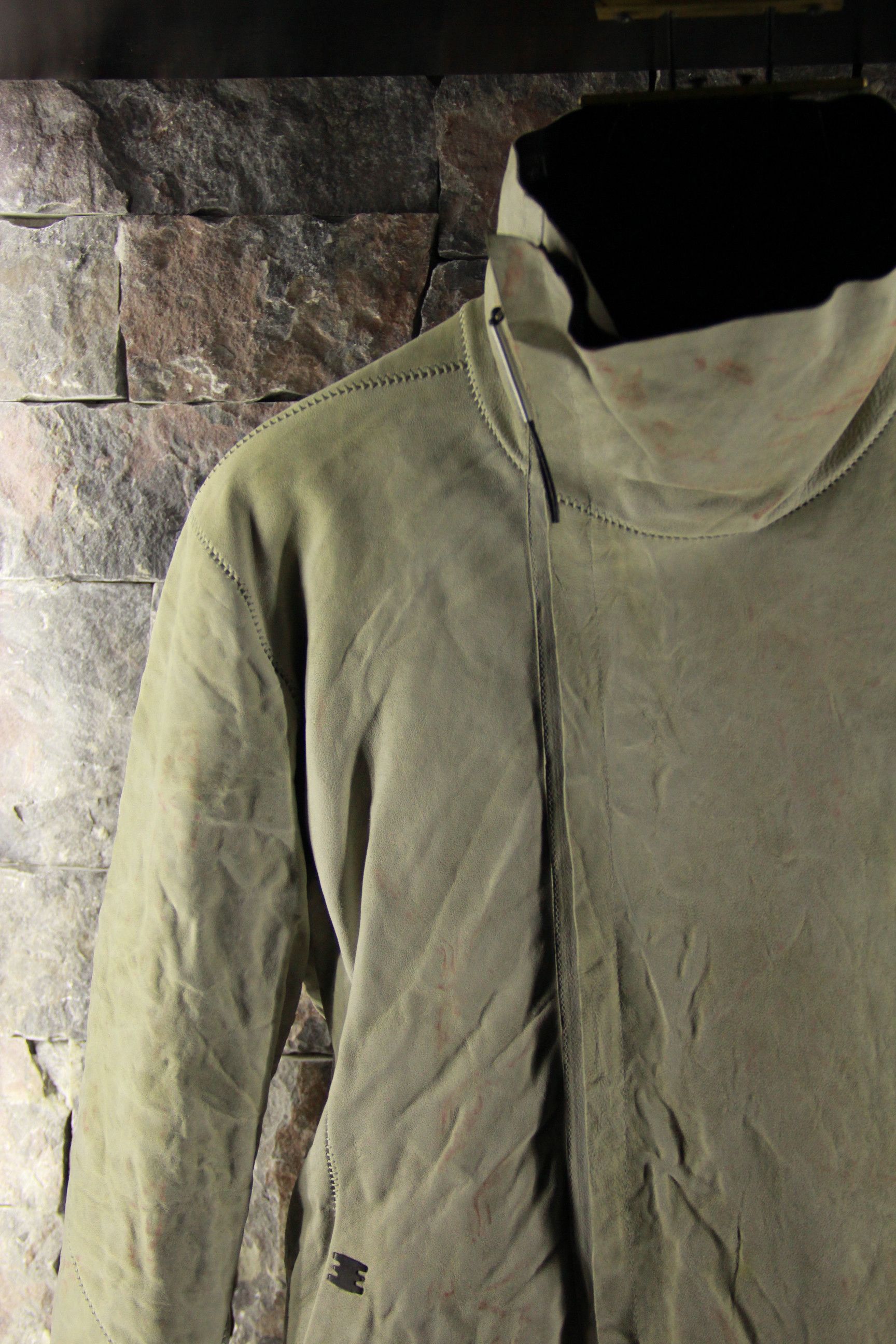 Isaac Sellam Experience Off-White Nubuck Bauhaus Down Jacket Size US M / EU 48-50 / 2 - 4 Thumbnail