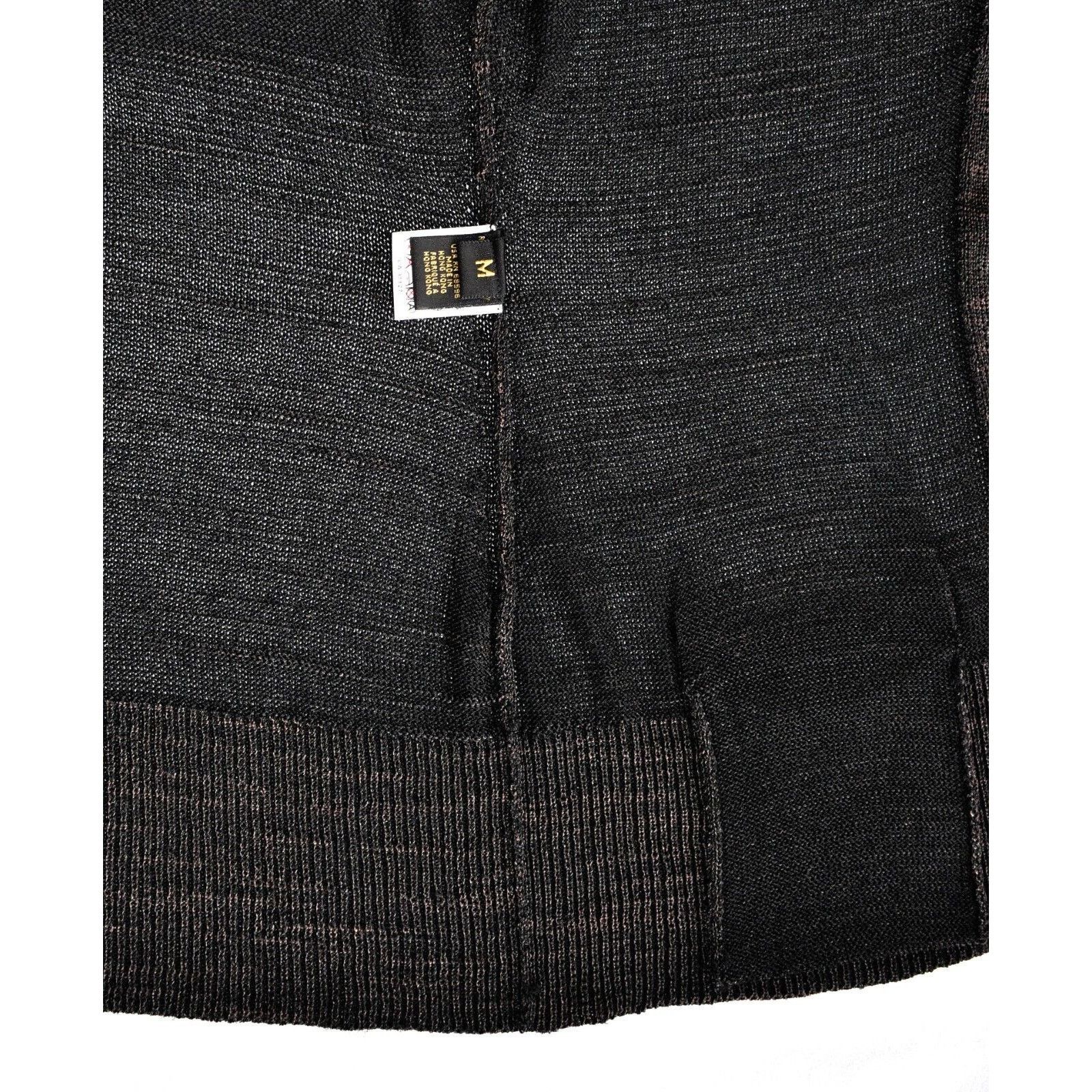 Donna Karan DONNA KARAN Brown Knit Wrap Detail Top & Cardigan 2 Pc Set M Size M / US 6-8 / IT 42-44 - 6 Thumbnail