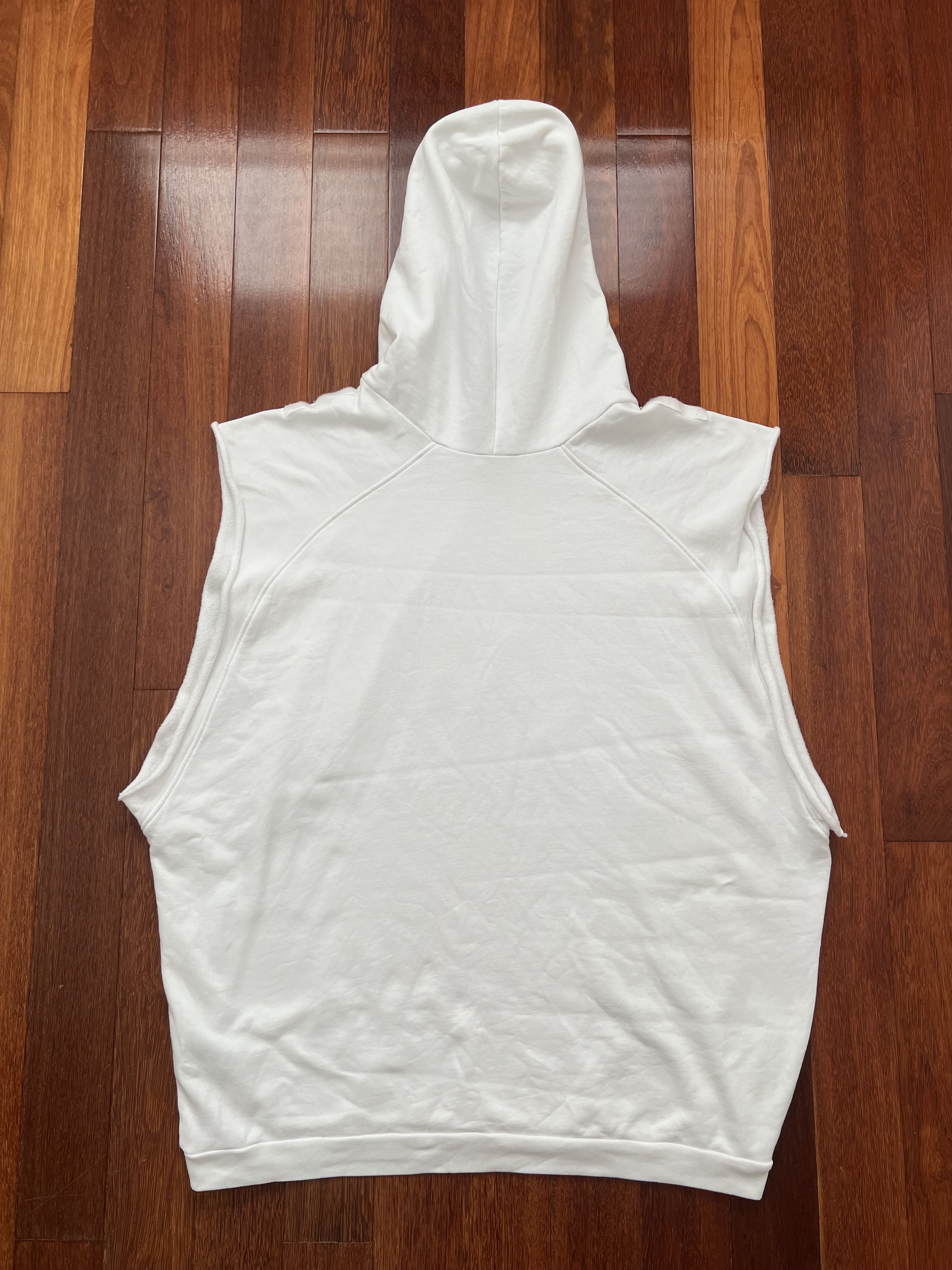Raf Simons 💚 Raf Simons Redux Oversized White Kollaps Hoodie Size US M / EU 48-50 / 2 - 2 Thumbnail