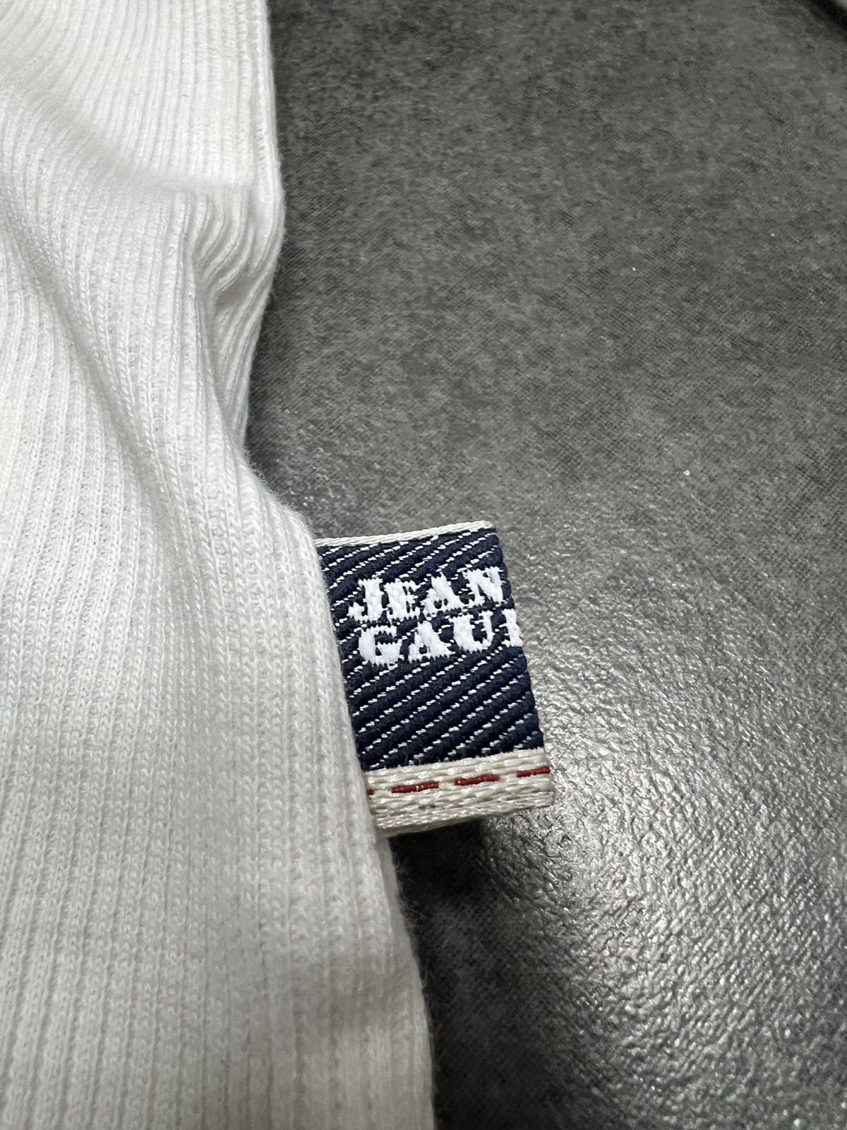 20471120 × Jean Paul Gaultier × Vintage VINTAGE JEAN PAUL GAULTIER WEB MESH WHITE T SHIRT Size S / US 4 / IT 40 - 4 Thumbnail