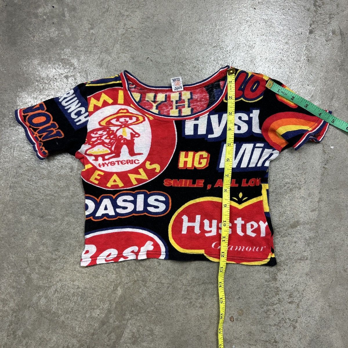 Hysteric Glamour 1990s Hysteric Mini Baby Tee Black Size XS / US 0-2 / IT 36-38 - 16 Thumbnail