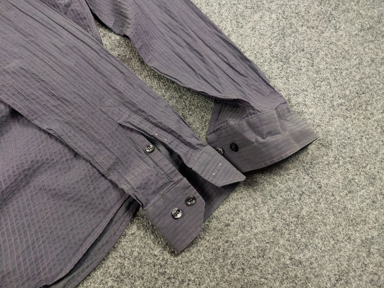 Versace Vintage Versace Collection Light purple premium button shirt Size US M / EU 48-50 / 2 - 13 Thumbnail