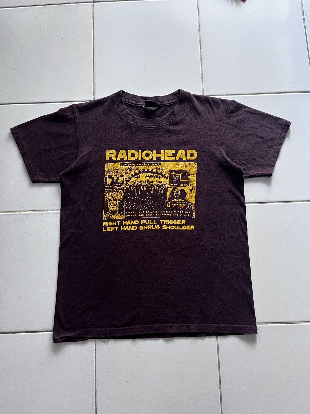 Band Tees Vintage Radiohead Sex Work Death 2000s Size US M / EU 48-50 / 2 - 1 Thumbnail