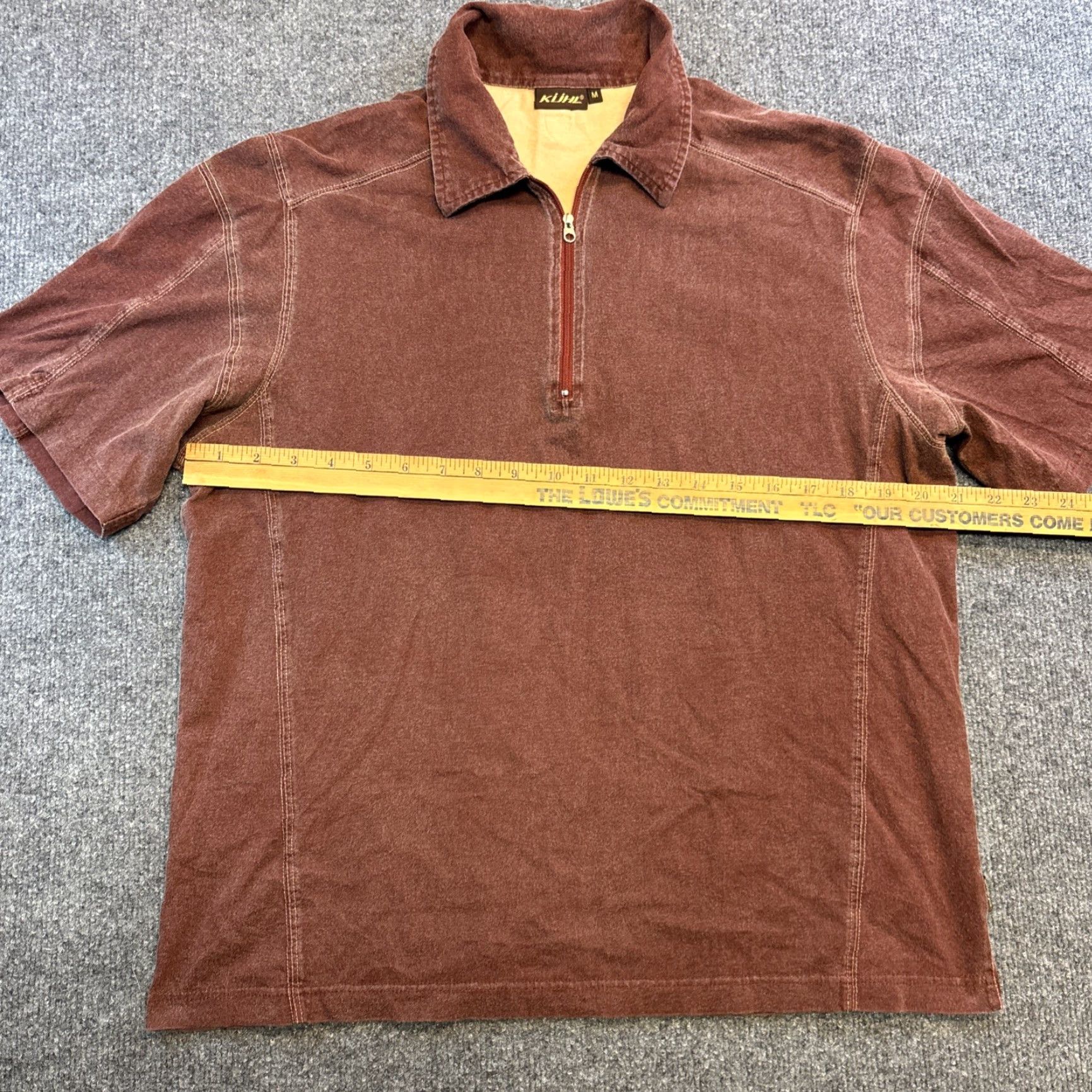 Vintage Kuhl Polo Shirt Mens XL Burgundy Wine 1/4 Zip Collared Golf Outdoor Athletic Polo Shirt Mens XL Burgundy Wine 1/4 Zip Collared Golf Outdoor Athletic Size US XL / EU 56 / 4 - 4 Thumbnail