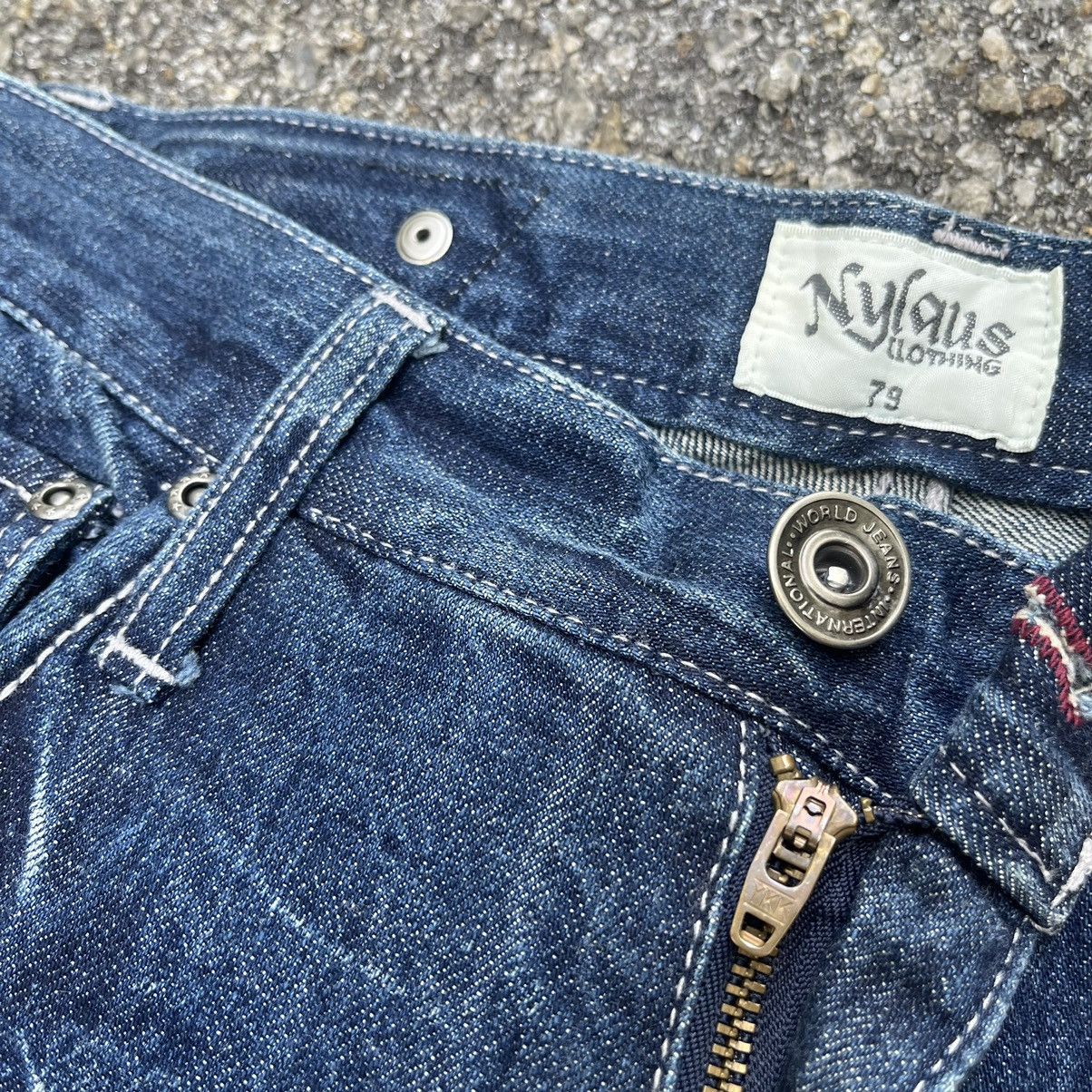 Number (N)ine Flare Jeans Nylaus Japanese Brand Boot Cut Distressed Denim Size US 30 / EU 46 - 11 Thumbnail