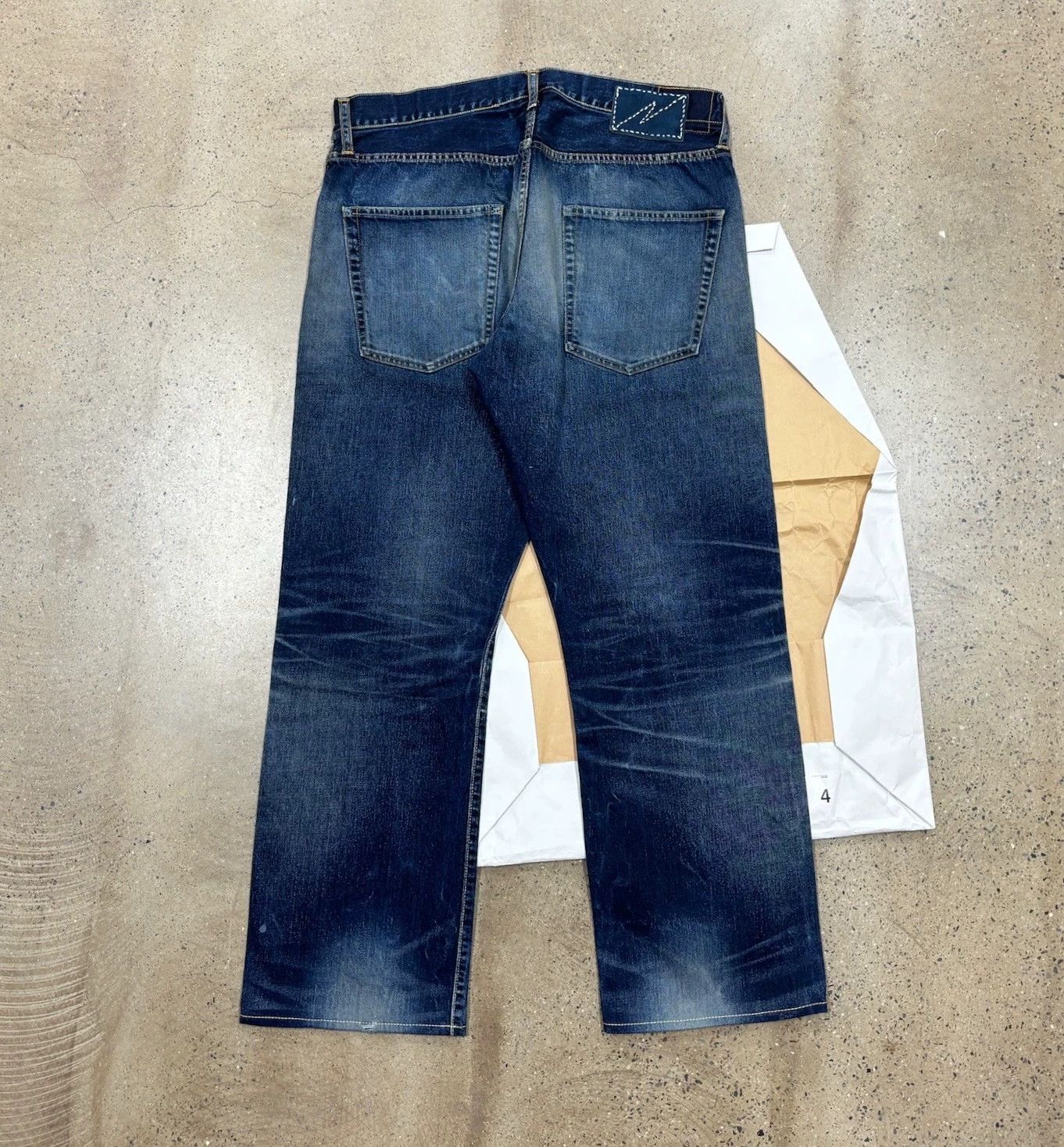 Visvim Visvim Dry18 Social Sculpture 01.2 Dry-18 Distressed Jeans Size US 33 - 2 Thumbnail