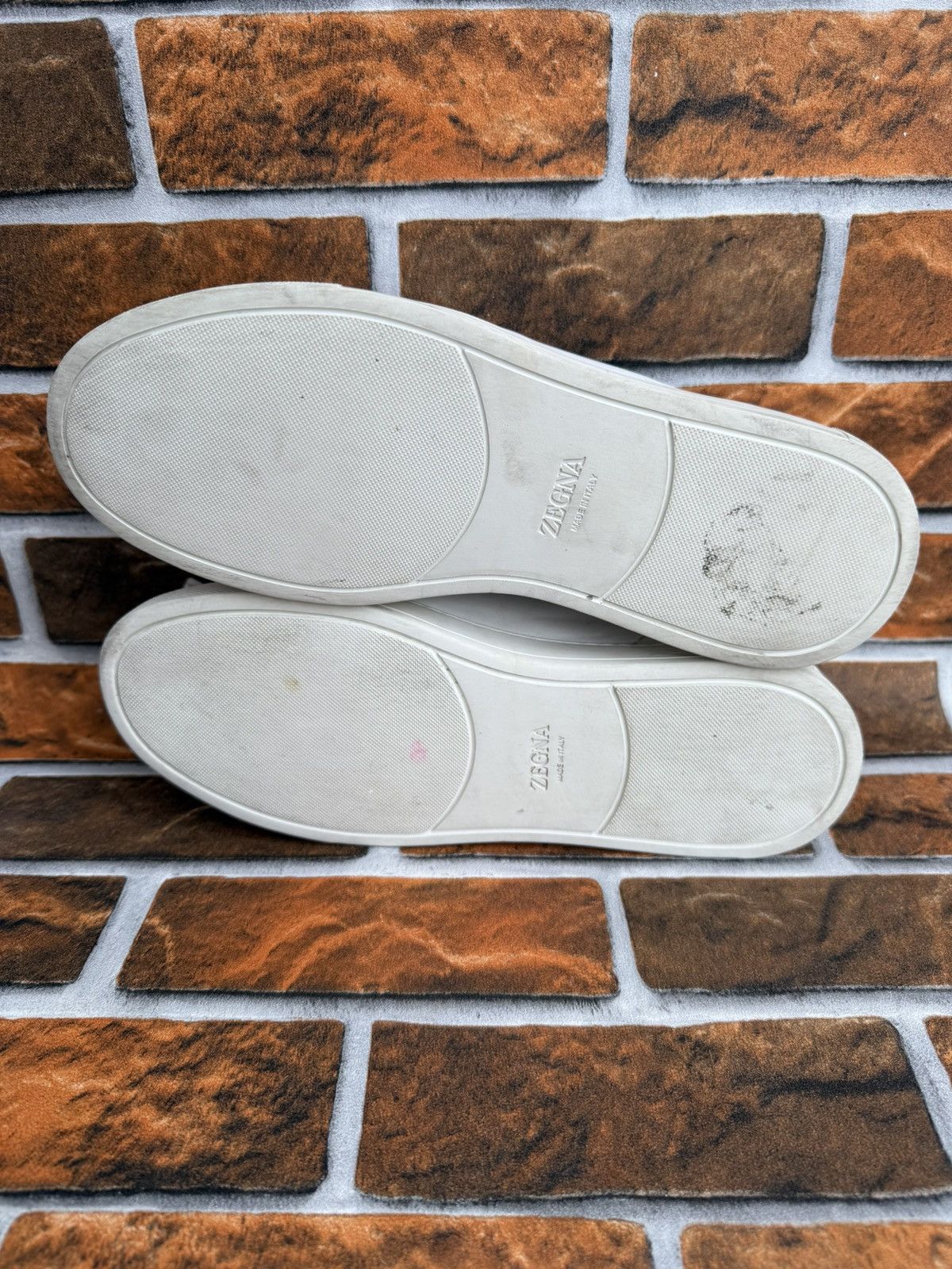 Ermenegildo Zegna Triple stitch leather trainers Size US 8 / EU 41 - 18 Thumbnail