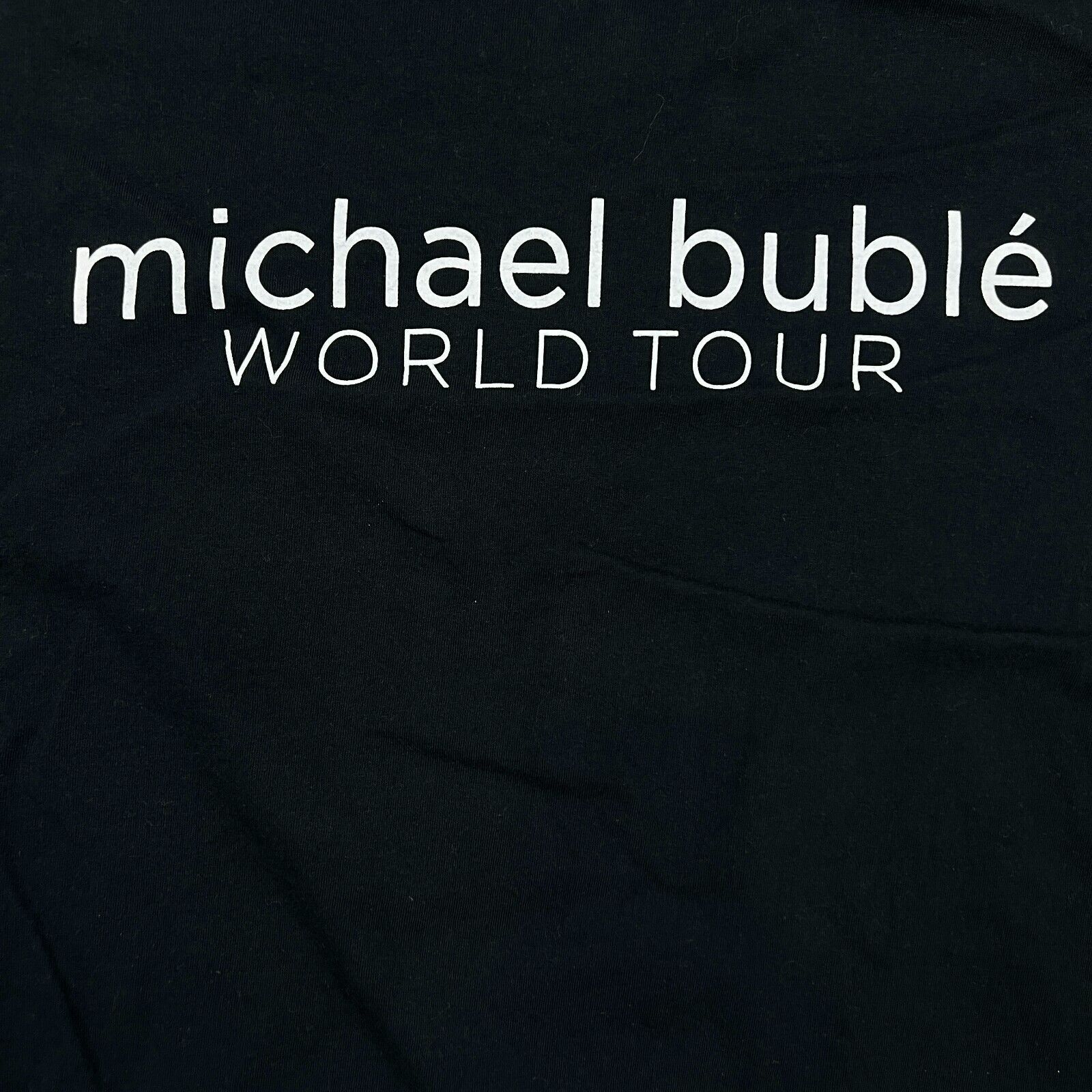 Band Tees × Vintage 2019 Michael Buble T Shirt Crew World Tour Short Sleeve Tee Size US XXL / EU 58 / 5 - 5 Thumbnail