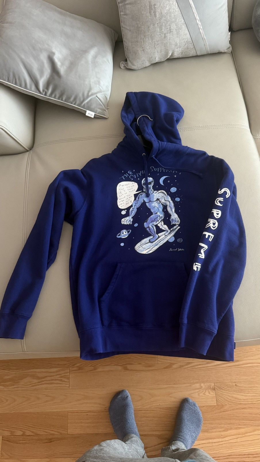 Supreme Supreme x Daniel Johnston Silver Surfer Hoodie Size US L / EU 52-54 / 3 - 1 Thumbnail