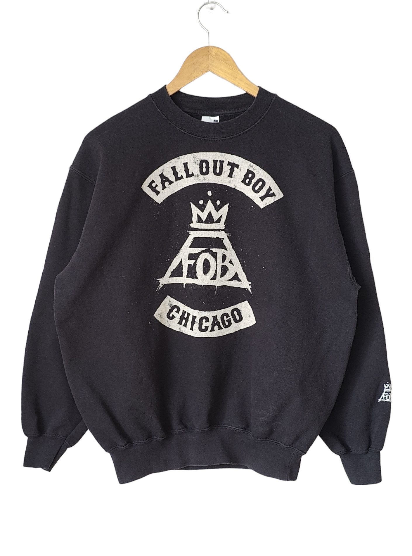 Band Tees × Vintage Fall Out Boy Chicago VTG Vintage Official Sweatshirt Size US M / EU 48-50 / 2 - 1 Thumbnail