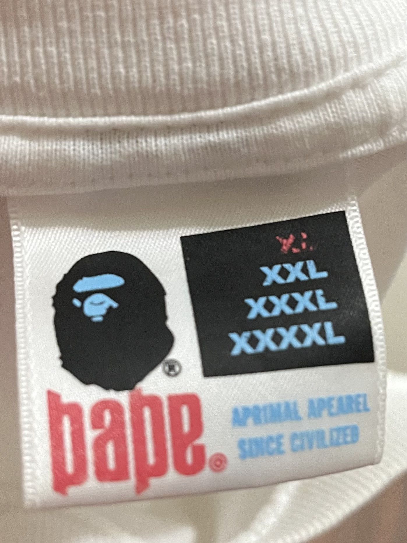 Bape Bape camo logo tee shirt Size US XL / EU 56 / 4 - 5 Thumbnail