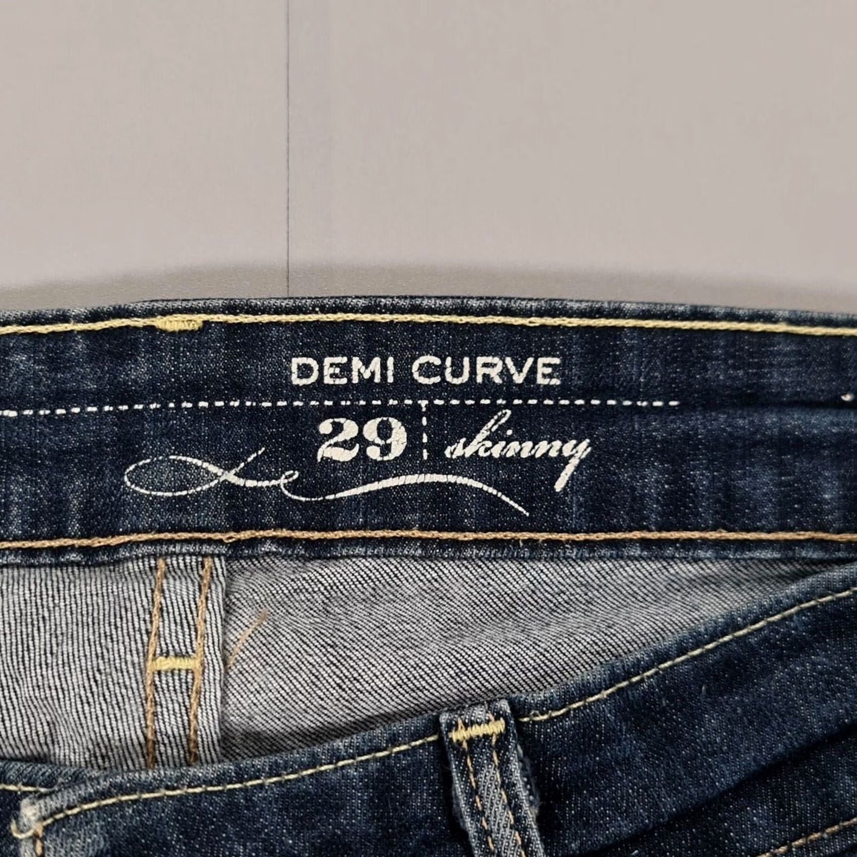 Levi's Levi's Womens Jeans Skinny Low Rise Stretch Denim Blue W29 L31 Size 29" - 4 Thumbnail