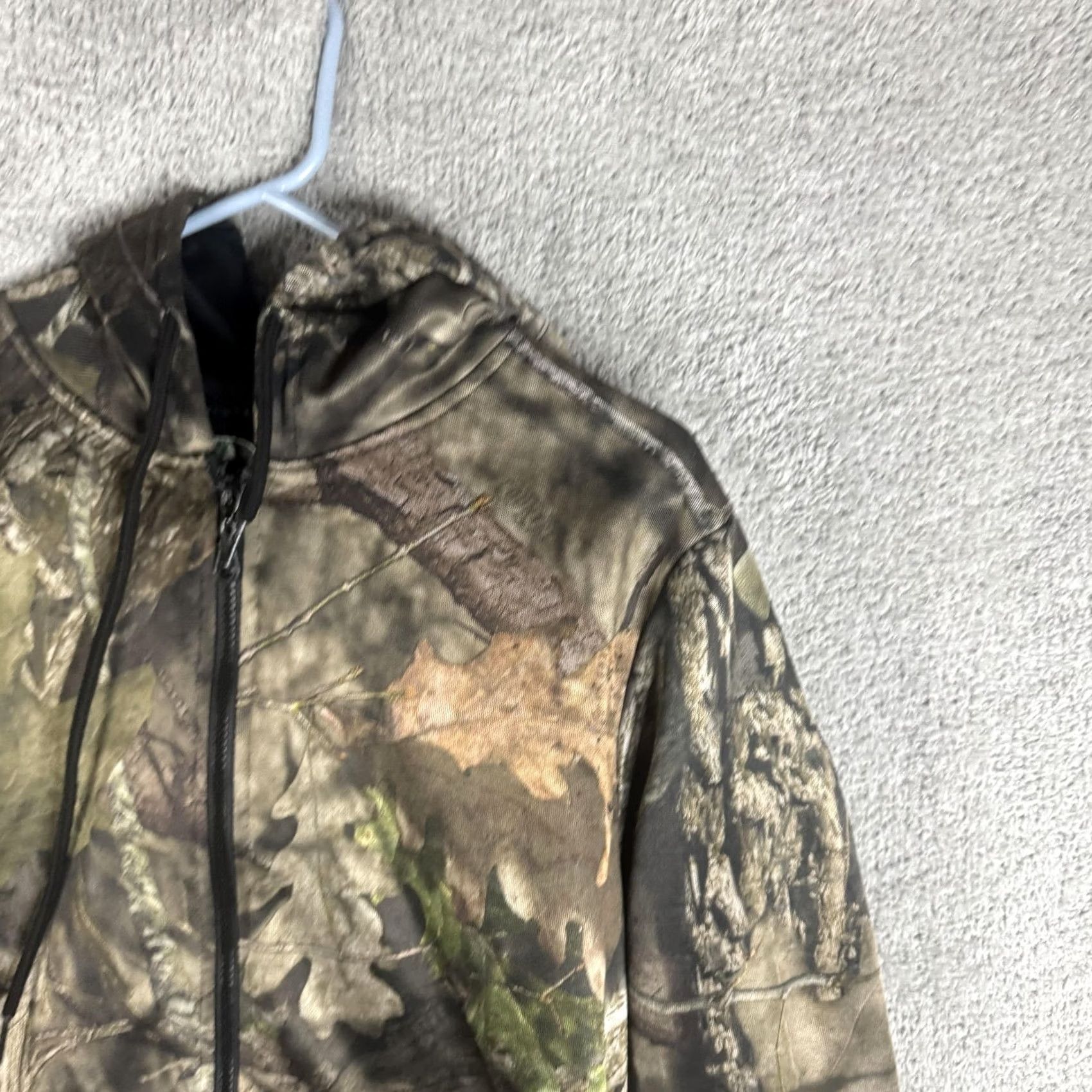 Vintage Mossy Oak Hoodie Mens Medium Brown Camo Full Zip Performance Fleece Hunting Size US M / EU 48-50 / 2 - 4 Thumbnail