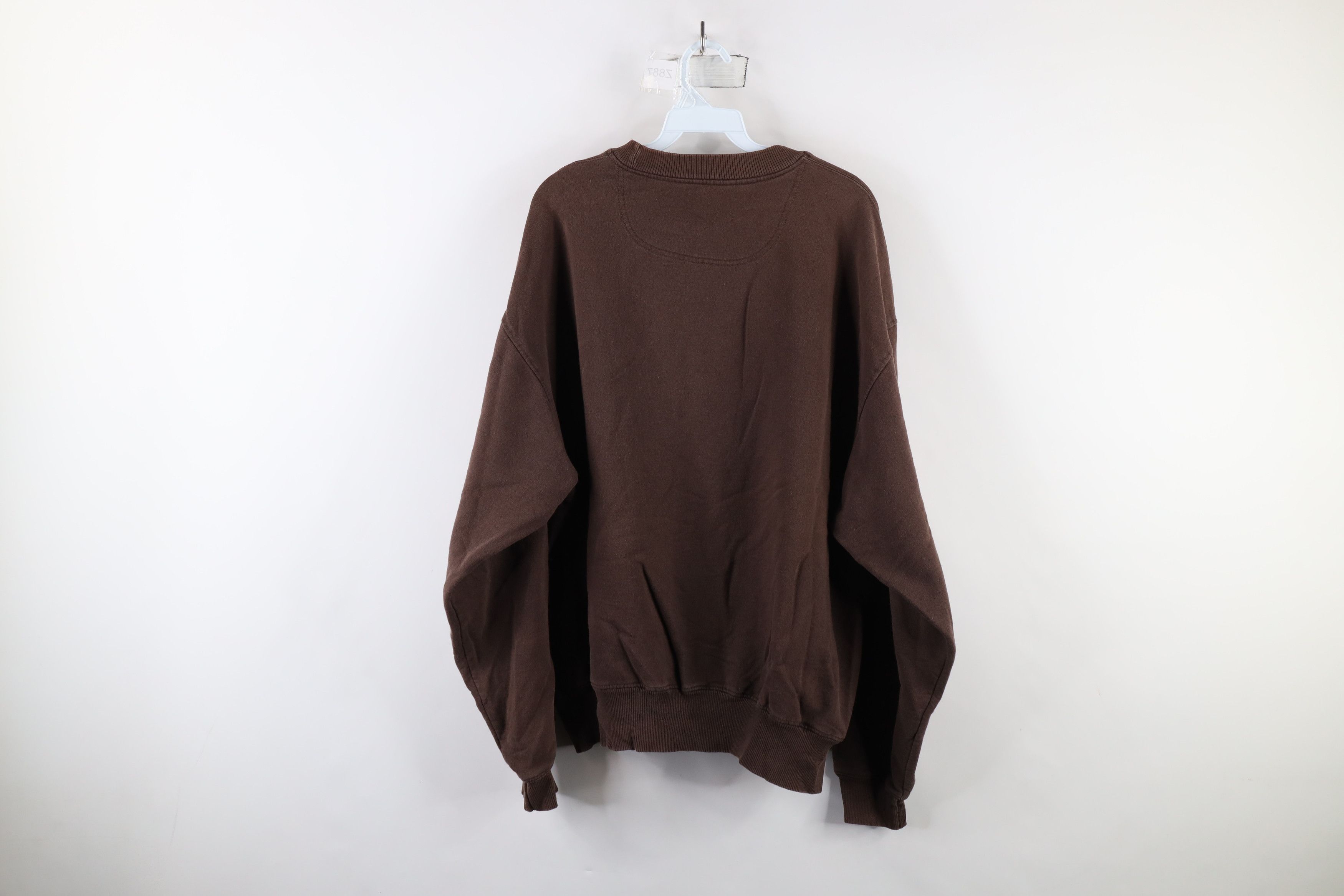 Champion × Vintage Vintage 90s Champion Crewneck Sweatshirt Chocolate Brown Size US XL / EU 56 / 4 - 11 Thumbnail