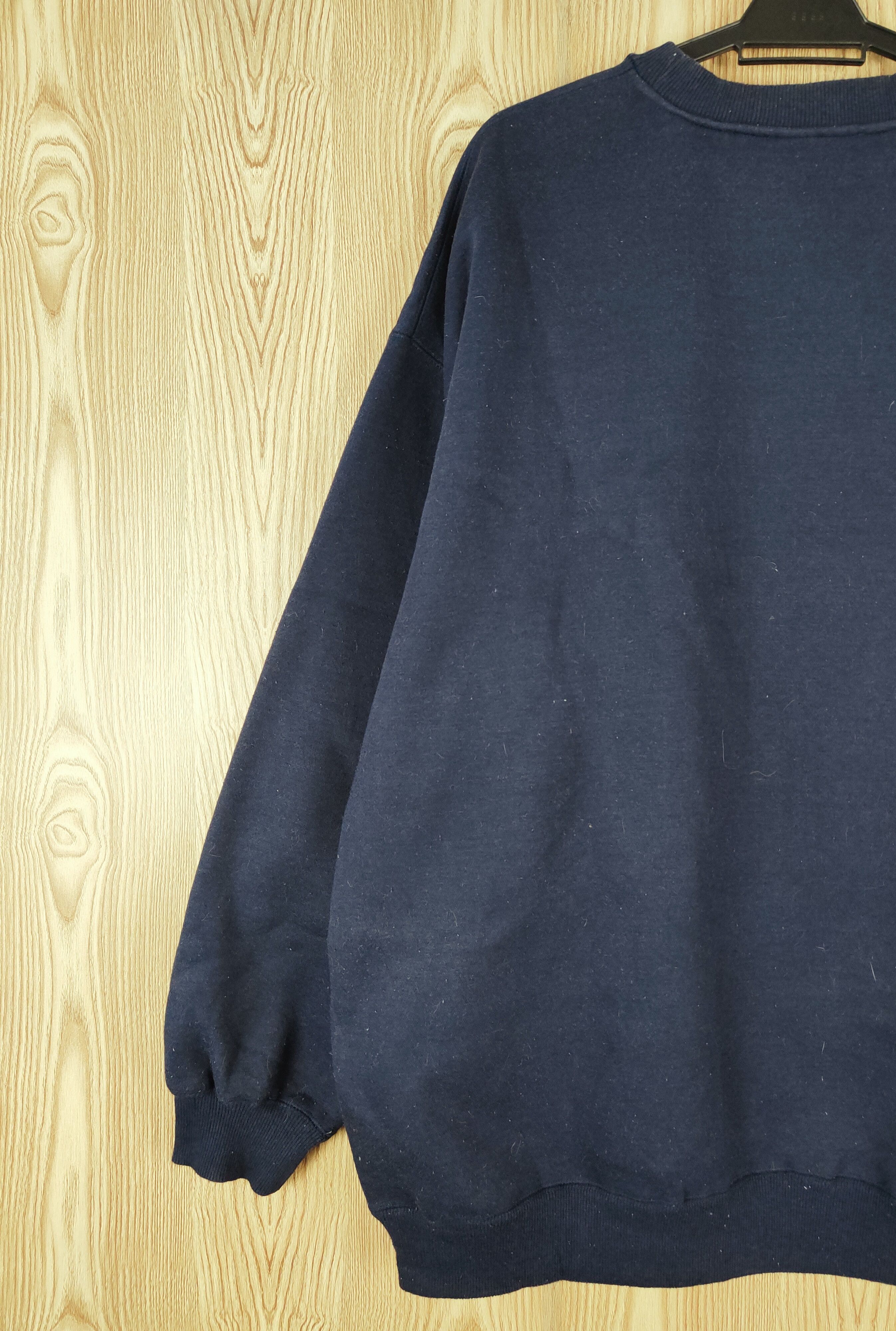 Japanese Brand × Vintage Vintage Plain Blue Faded by B Navy Sweatshirts Size US XXL / EU 58 / 5 - 8 Thumbnail