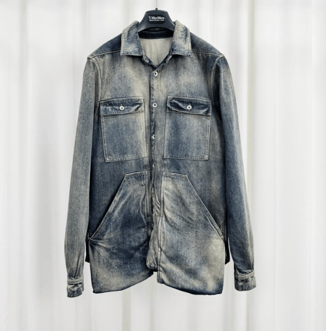 Rick Owens Rick Owens Washed Denim Shirt Jacket Size US XS / EU 42 / 0 - 2 Thumbnail