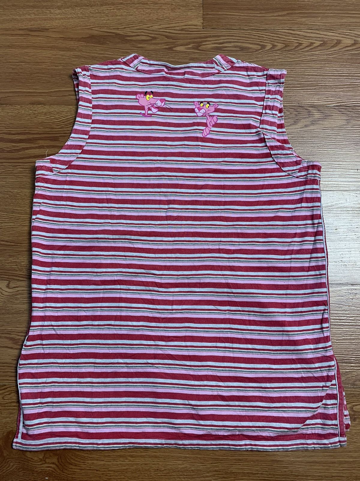 image of Comme Des Garcons x Comme Des Garcons Homme Plus Cdghp Pink Panther Sleeves in Pink Stripe (Size Me