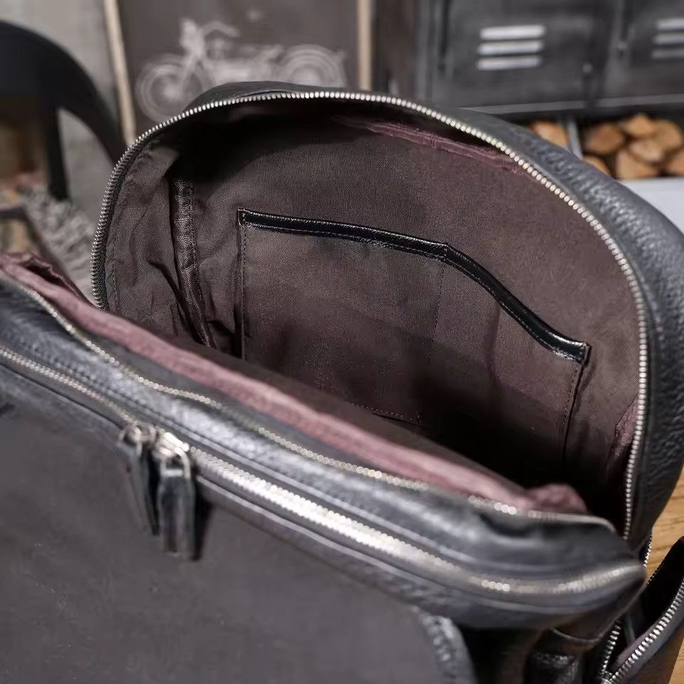 Genuine Leather Casual Genuine Leather Backpack Size ONE SIZE - 13 Thumbnail
