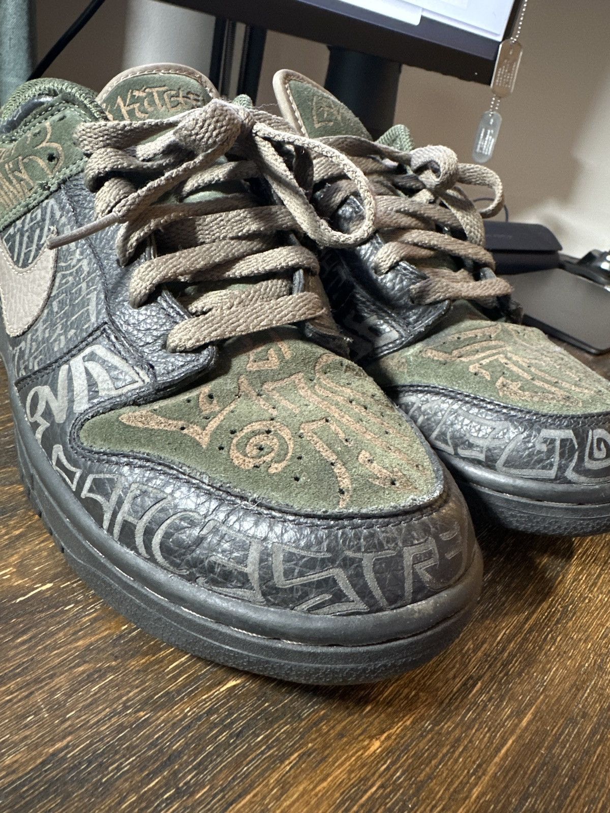 image of Nike Dunk Low Premium Doernbecher 9.5 Shoes in Black, Men's