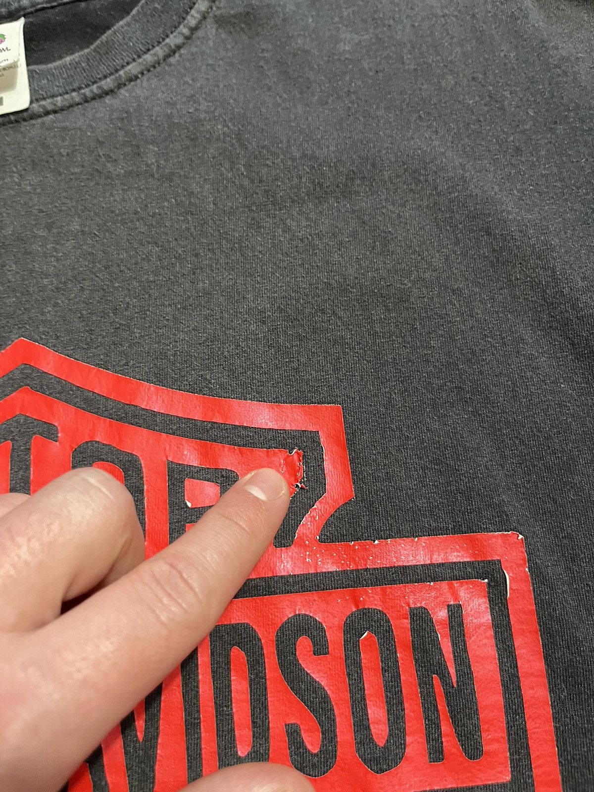 Harley Davidson × Vintage Vintage Harley Davidson Biker T Shirt tee Size US L / EU 52-54 / 3 - 8 Thumbnail