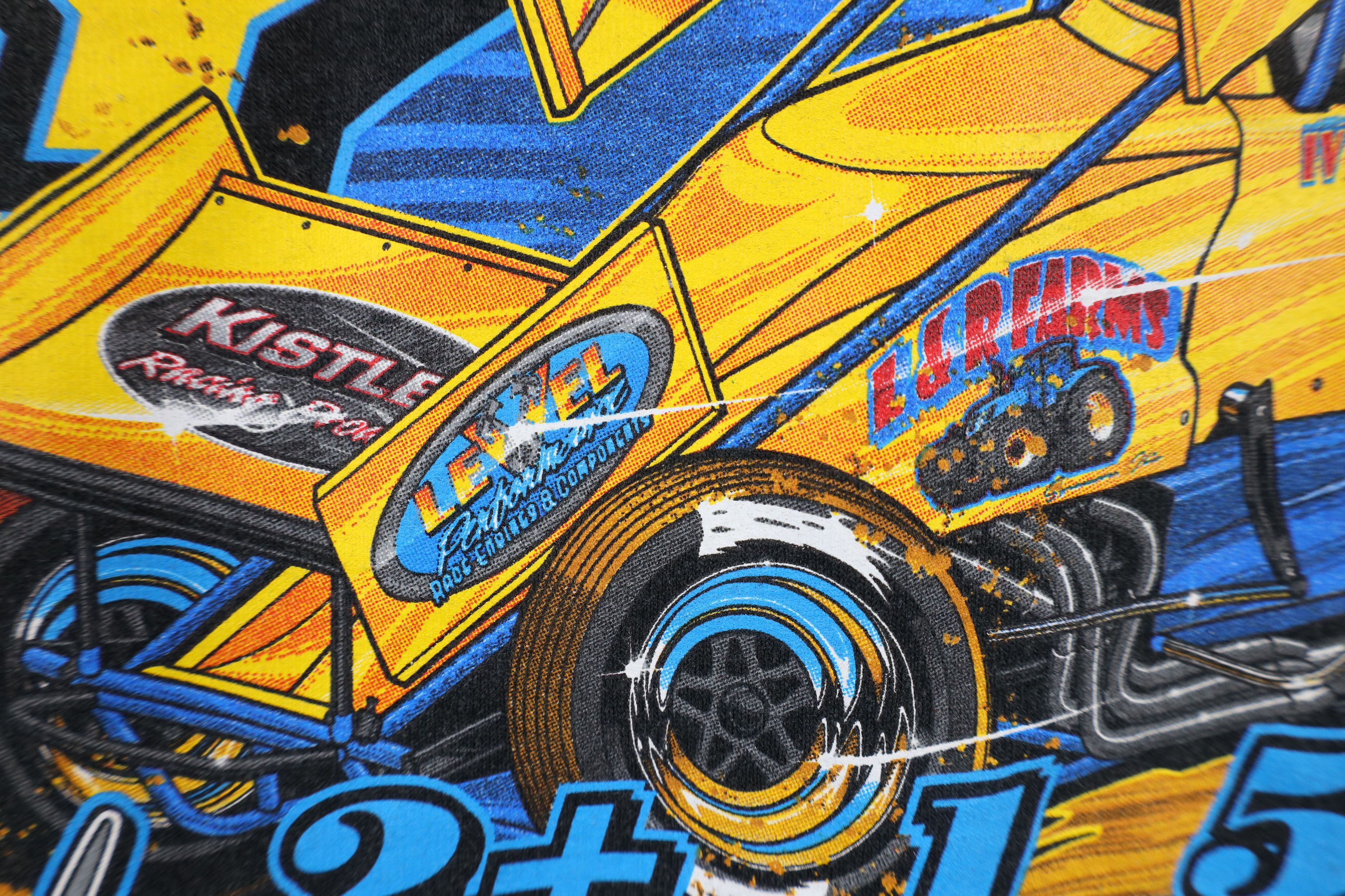 Vintage Y2K Streetwear John and Kelsey Ivy Racing T-Shirt Gray Size M / US 6-8 / IT 42-44 - 10 Thumbnail