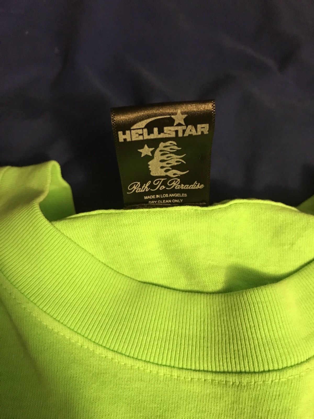 HELLSTAR HELLSTAR green Jesus logo T-Shirt Size US L / EU 52-54 / 3 - 4 Thumbnail