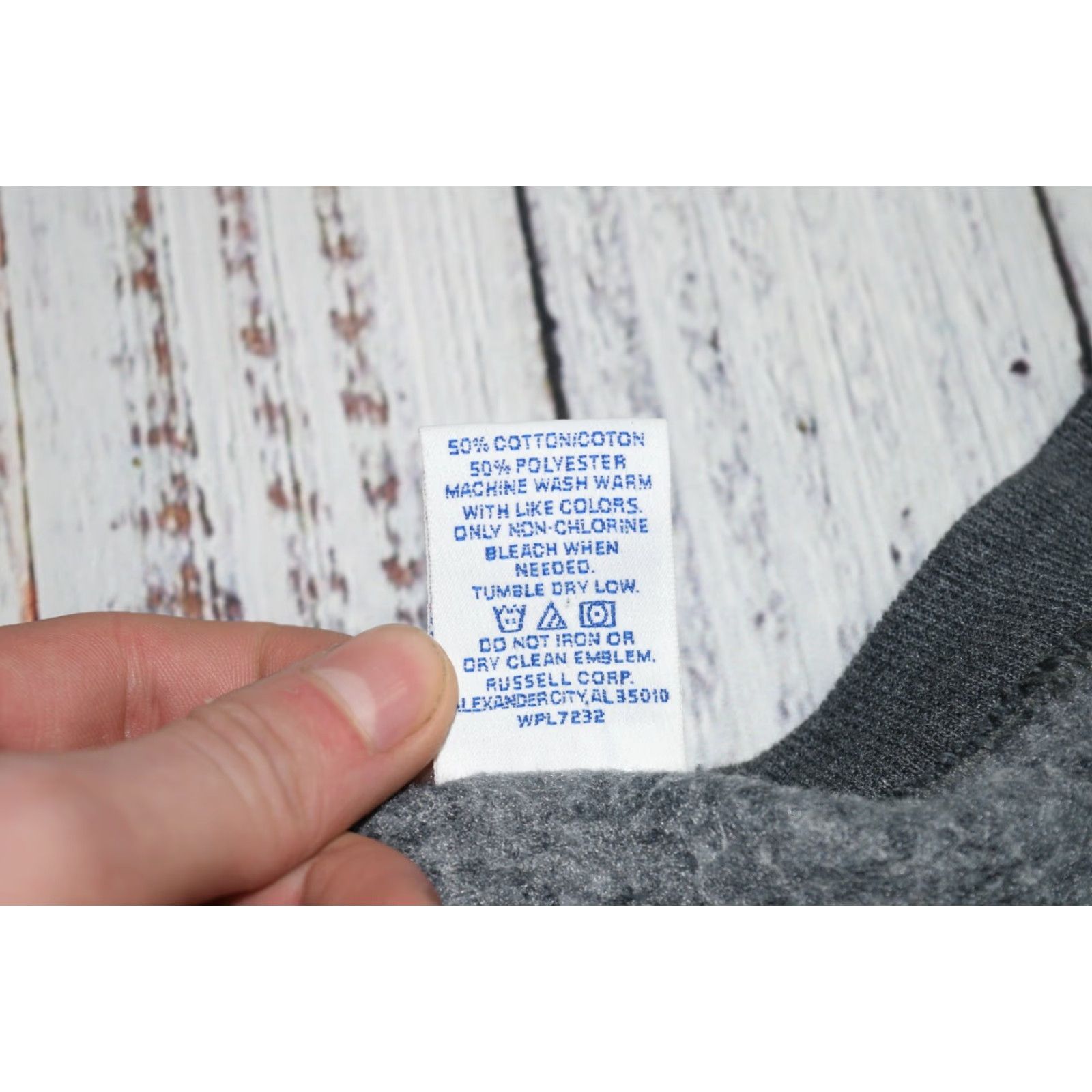 Russell Athletic VINTAGE Russell Athletic Hoodie Gray 3XL Adult 3XL Gray 50/50 Sweatshirt Crewneck Pullover Winter Streetwear Grunge 80s 90s Mens Size US XXL / EU 58 / 5 - 6 Thumbnail