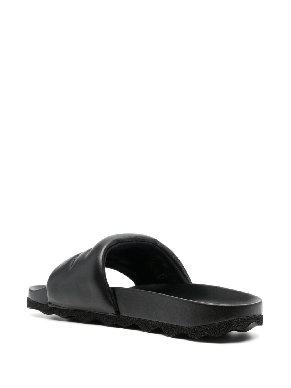Off-White Bookish Leather Slider Slip Ons in Black Size US 12 / EU 45 - 2 Thumbnail