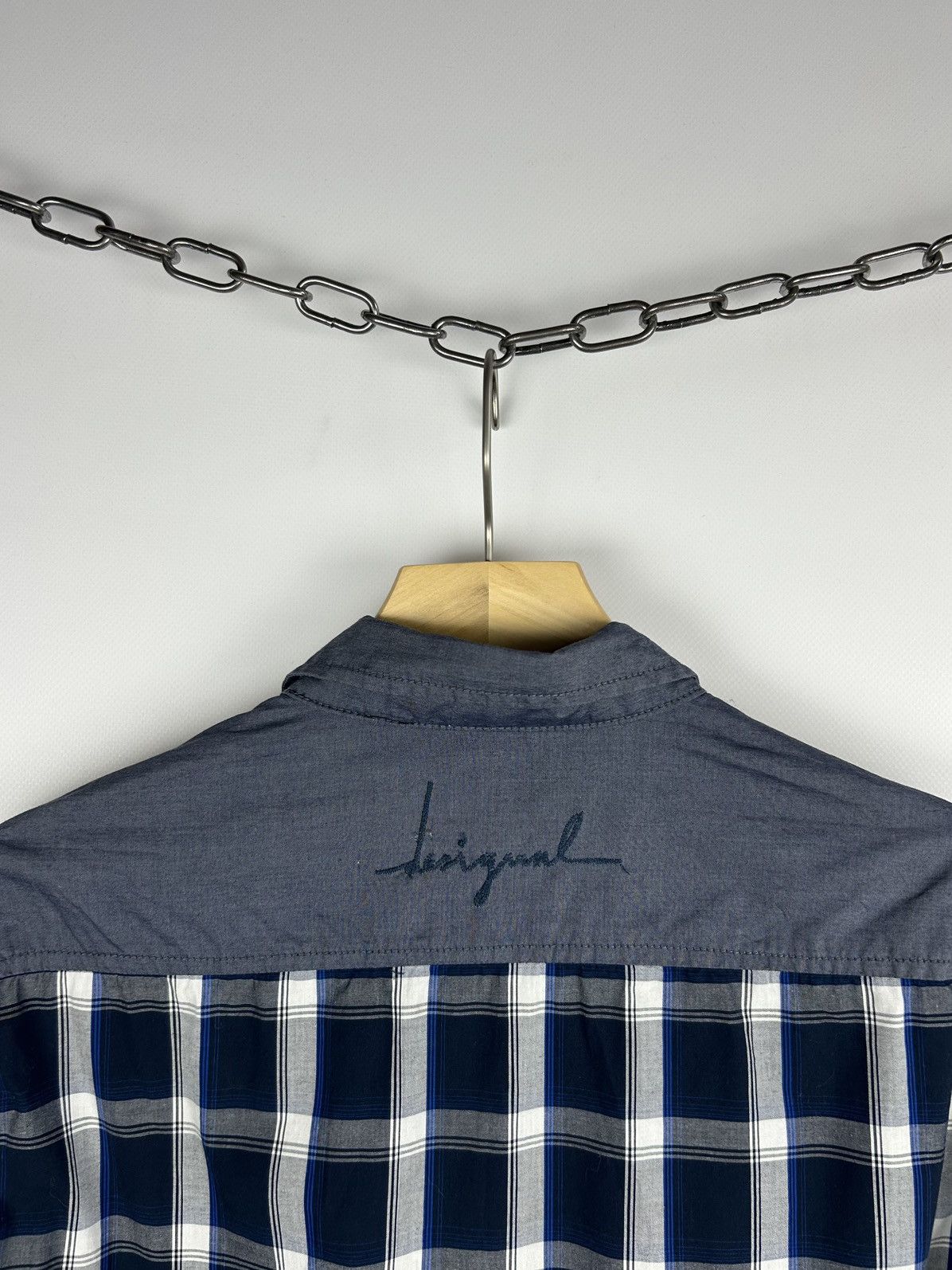 Desigual Desigual Plaid Shirt Buttons Men’s Size M Patchwork Y2K Size US M / EU 48-50 / 2 - 13 Thumbnail
