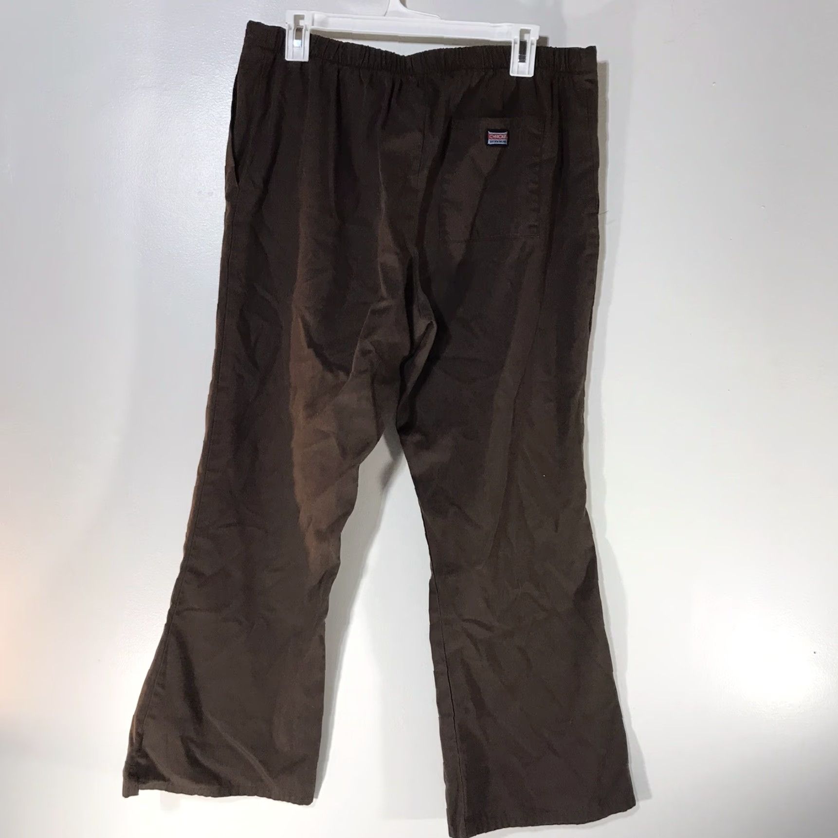 Cherokee CHEROKEE Brown Solid Scrub Pants Womens Adult Medium Size 32" / US 10 / IT 46 - 2 Thumbnail