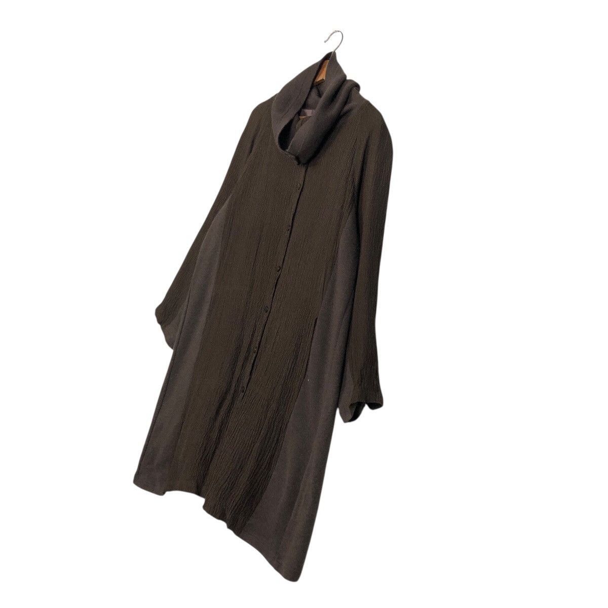 Japanese Brand 📌Oversize Long Jacket Pleated Design Unbranded Issey Miyake Size M / US 6-8 / IT 42-44 - 3 Thumbnail