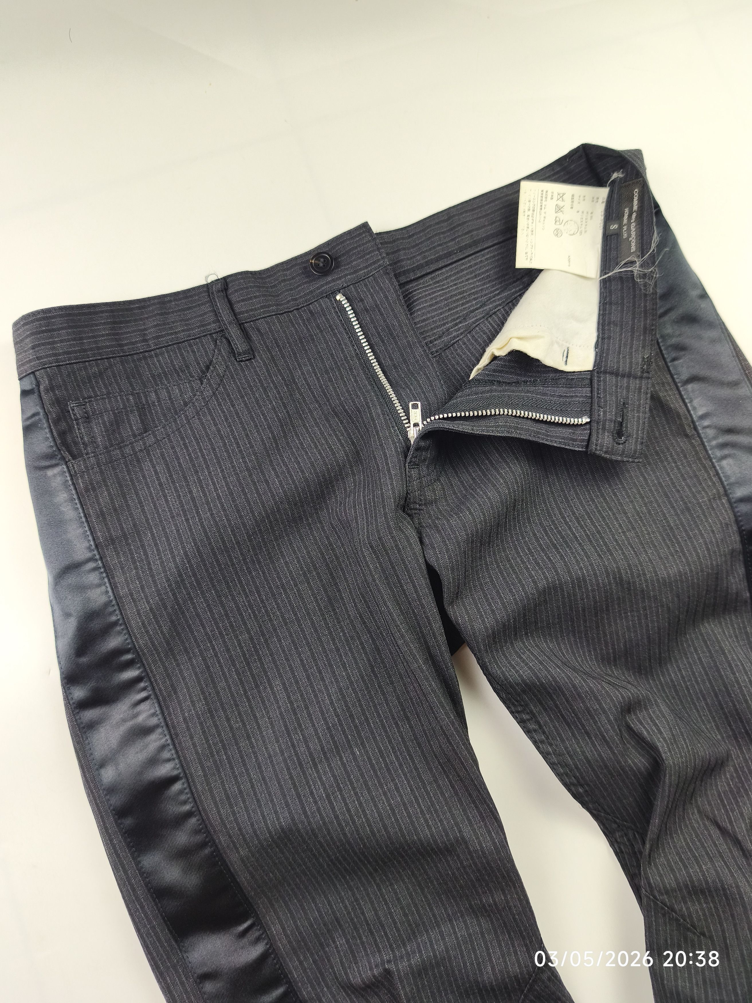 Comme des Garcons Homme Plus Cdg homme plus F/W 15' striped pants Size US 31 - 7 Thumbnail