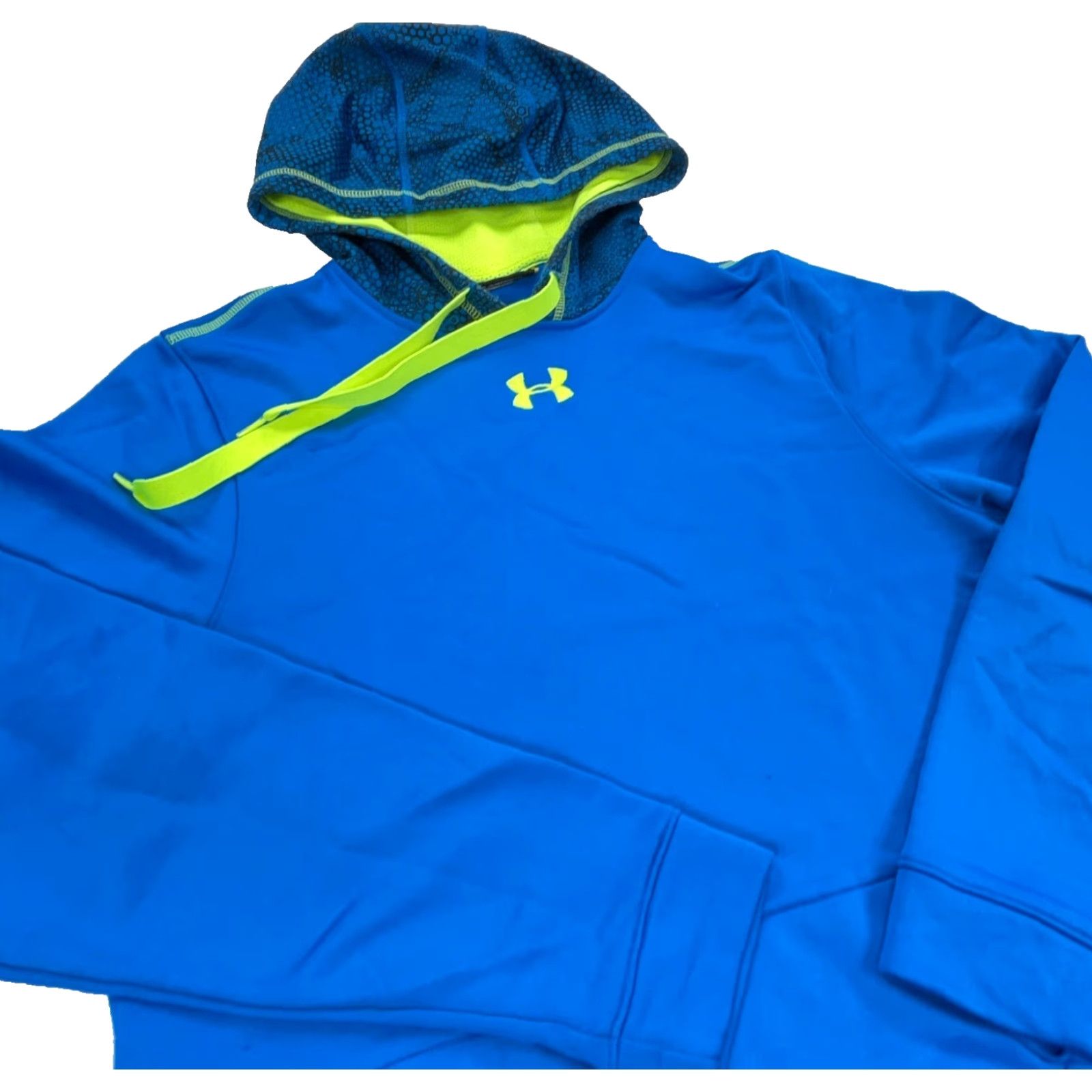 Under Armour Under Armour Hoodie Men M Blue Sweatshirt Pockets Logo Fleece Pullover Regular Casual Sports Modern 90s? Size US M / EU 48-50 / 2 - 3 Thumbnail
