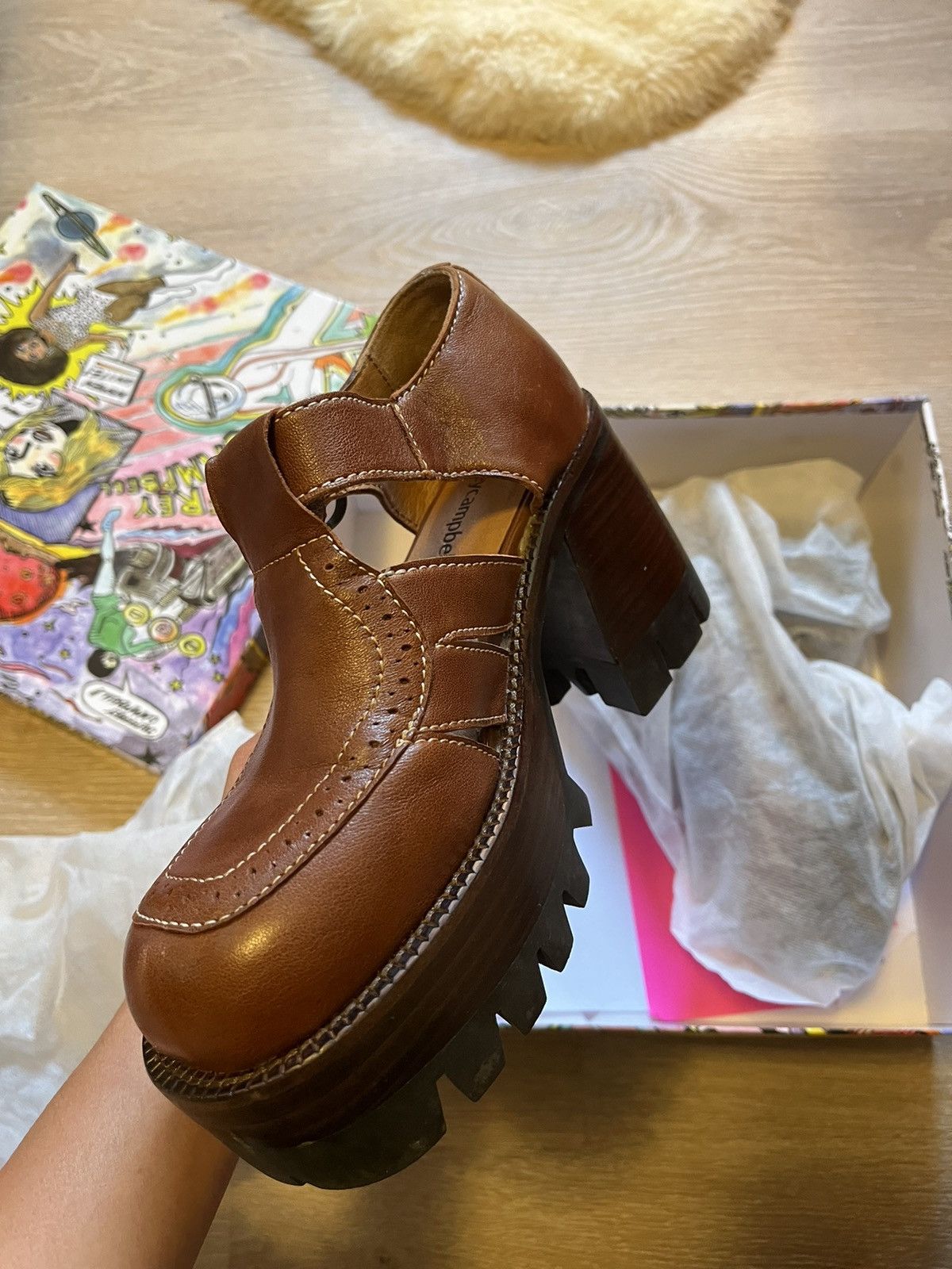 Jeffrey Campbell Jeffrey Campbell Heels - Concave, Tan Size US 6.5 / IT 36.5 - 5 Thumbnail