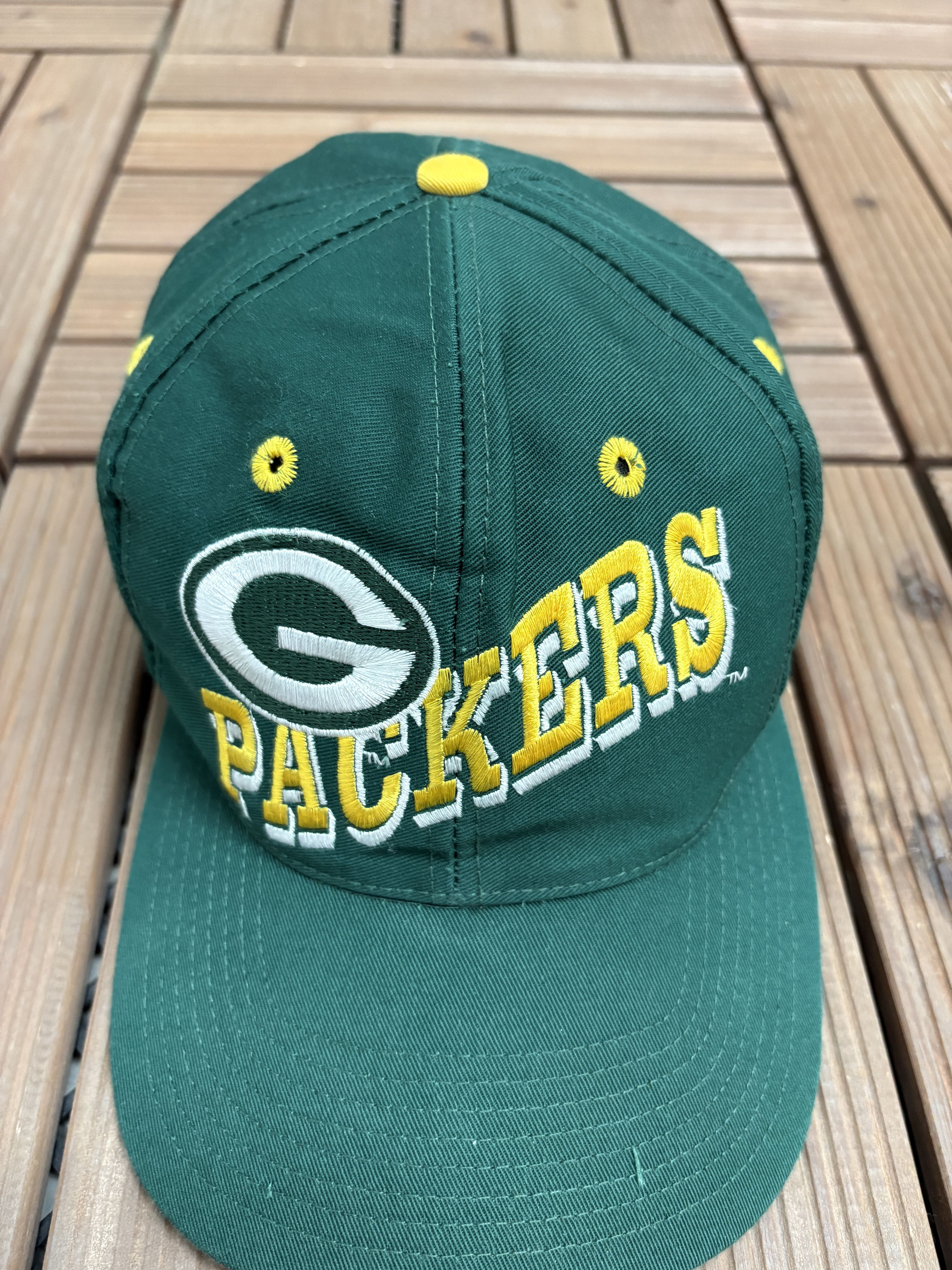 Vintage Green Bay Packers Embroidered Vintage Snap Back Hat Cap Size ONE SIZE - 3 Thumbnail