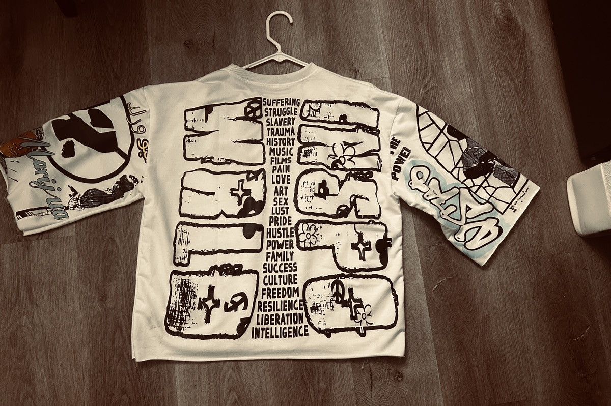 Other INSPO WRLD CROPPED OVERSIZED TEE Size US L / EU 52-54 / 3 - 3 Thumbnail