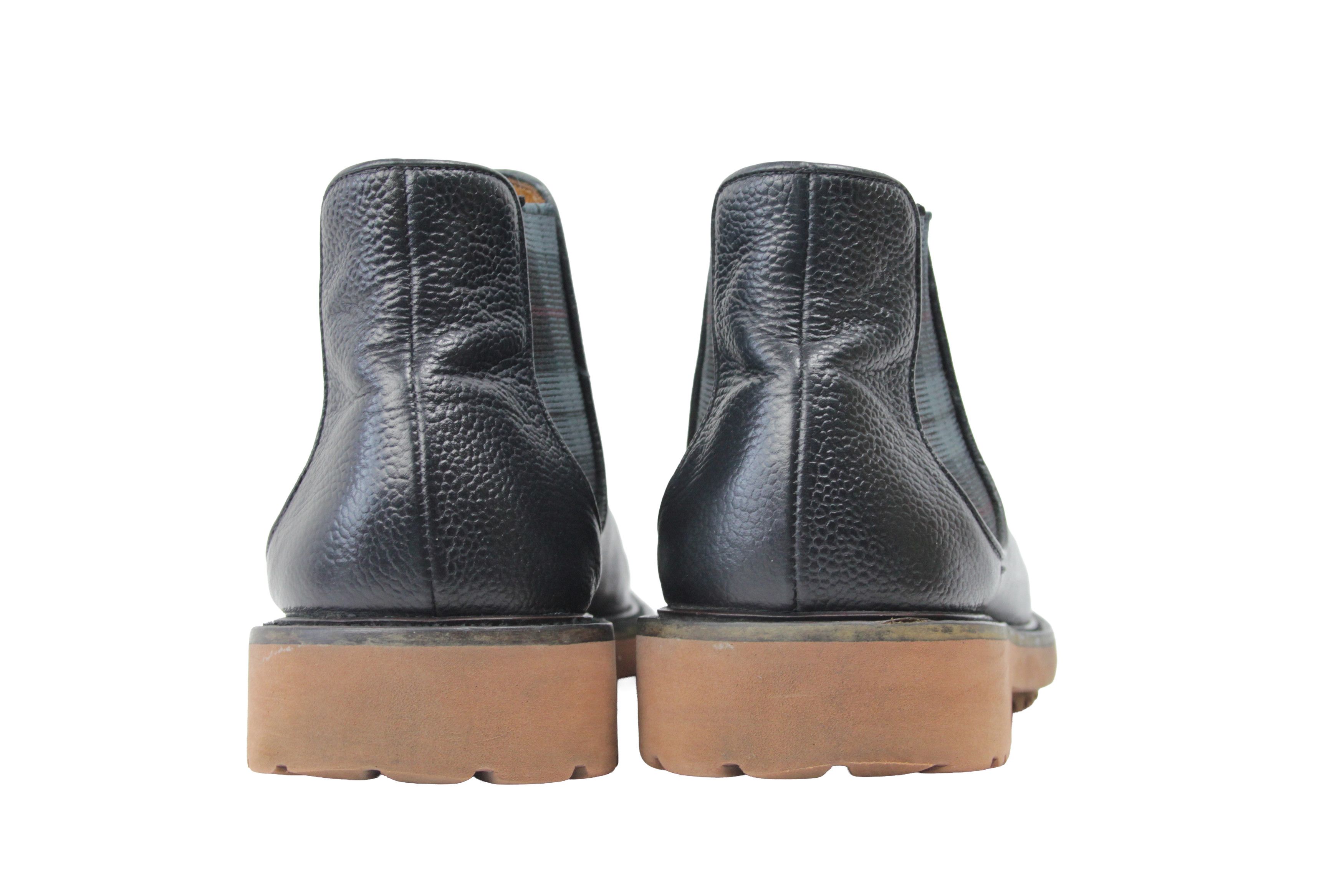Doucal's Chelsea Tartan Tractor Sole Ankle Boots Size US 9 / EU 42 - 9 Thumbnail