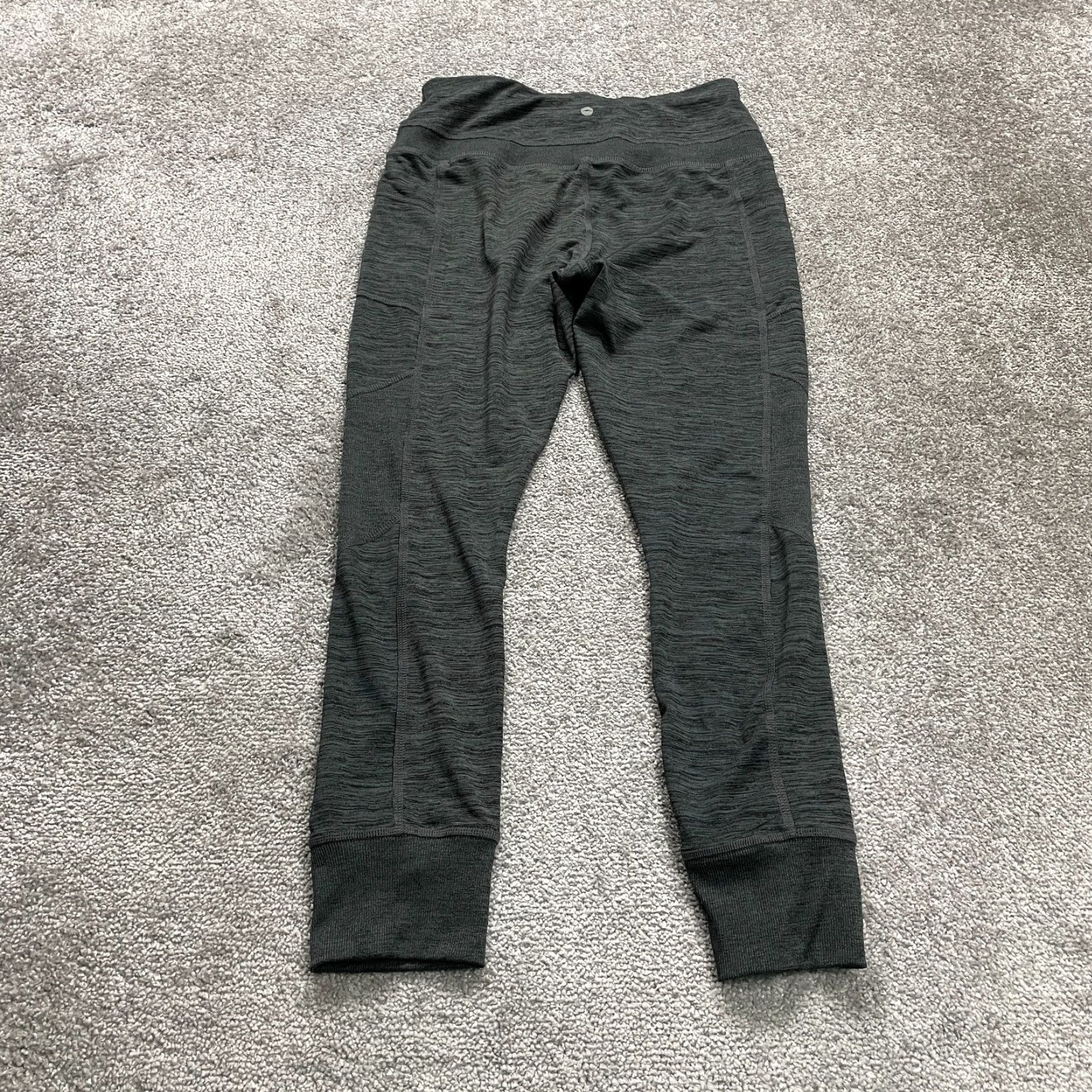 Avia Avia Leggings Womens Cropped Athletic Gray M Medium High Rise Yoga Gym 28x26 Stretch Breathable Compression Lightweight Size 32" / US 10 / IT 46 - 2 Thumbnail
