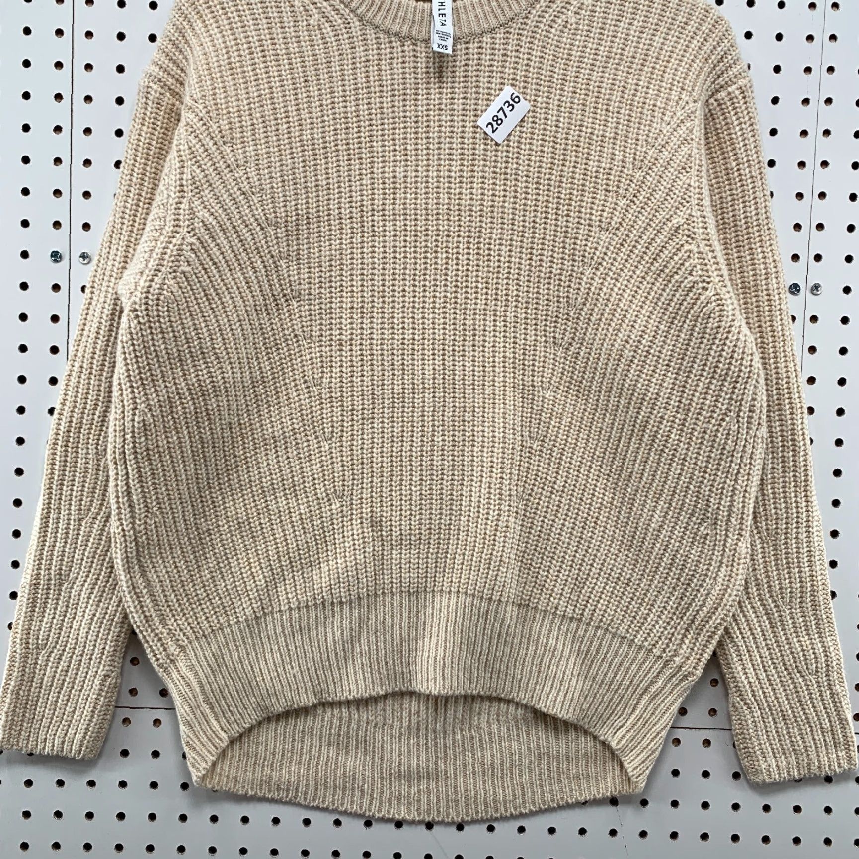 Athleta Athleta Knit Sweater Womens 2XS Cream Wool Blend Long Sleeve Pullover 21.5x24 Ivory Solid Wool Blend Knit Pullover Womens XS? Size XXS / US 00 / IT 34 - 6 Thumbnail