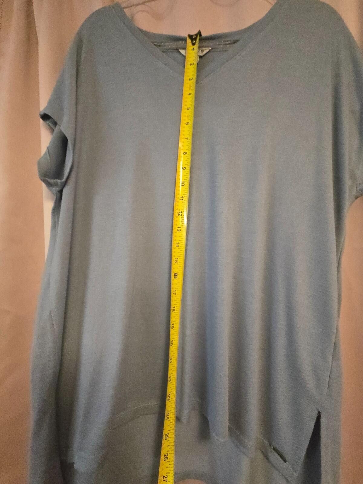 Orvis Short-sleeve V-Neck Knit Shirt Elevated Basics Minimalist Size XL / US 12-14 / IT 48-50 - 9 Thumbnail