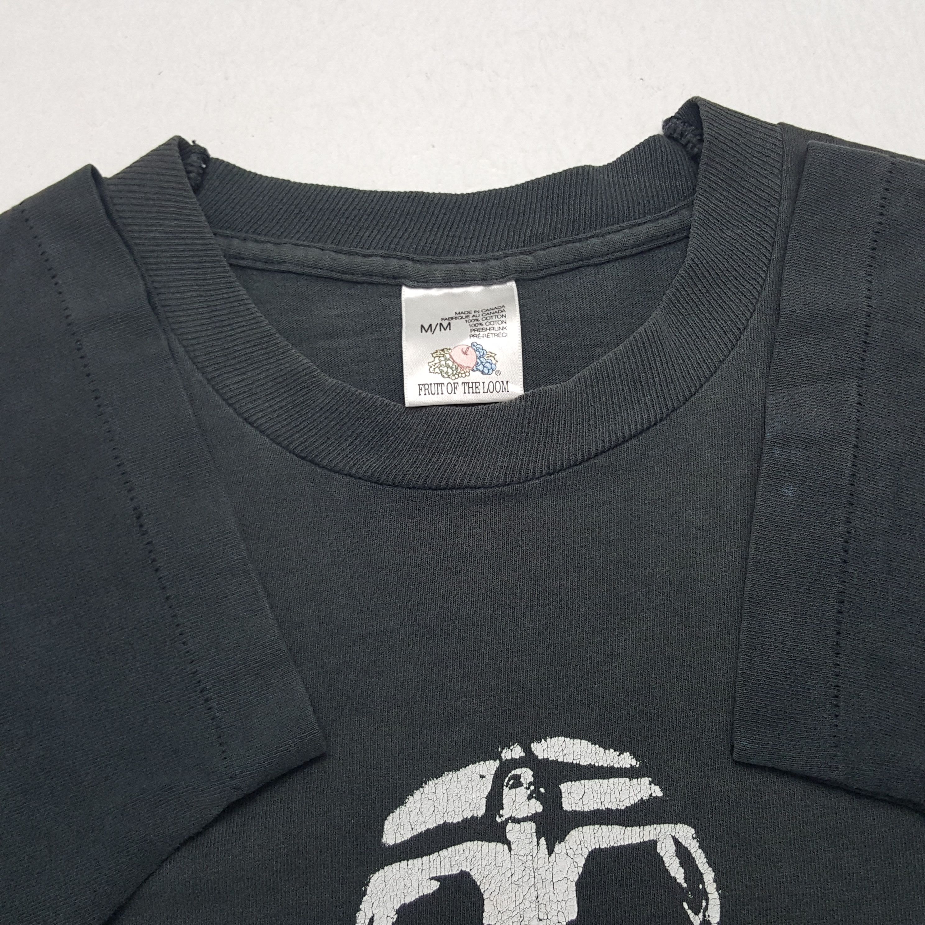 Vintage Vintage 90's SKATES American Skull Art shirt Size US M / EU 48-50 / 2 - 4 Thumbnail