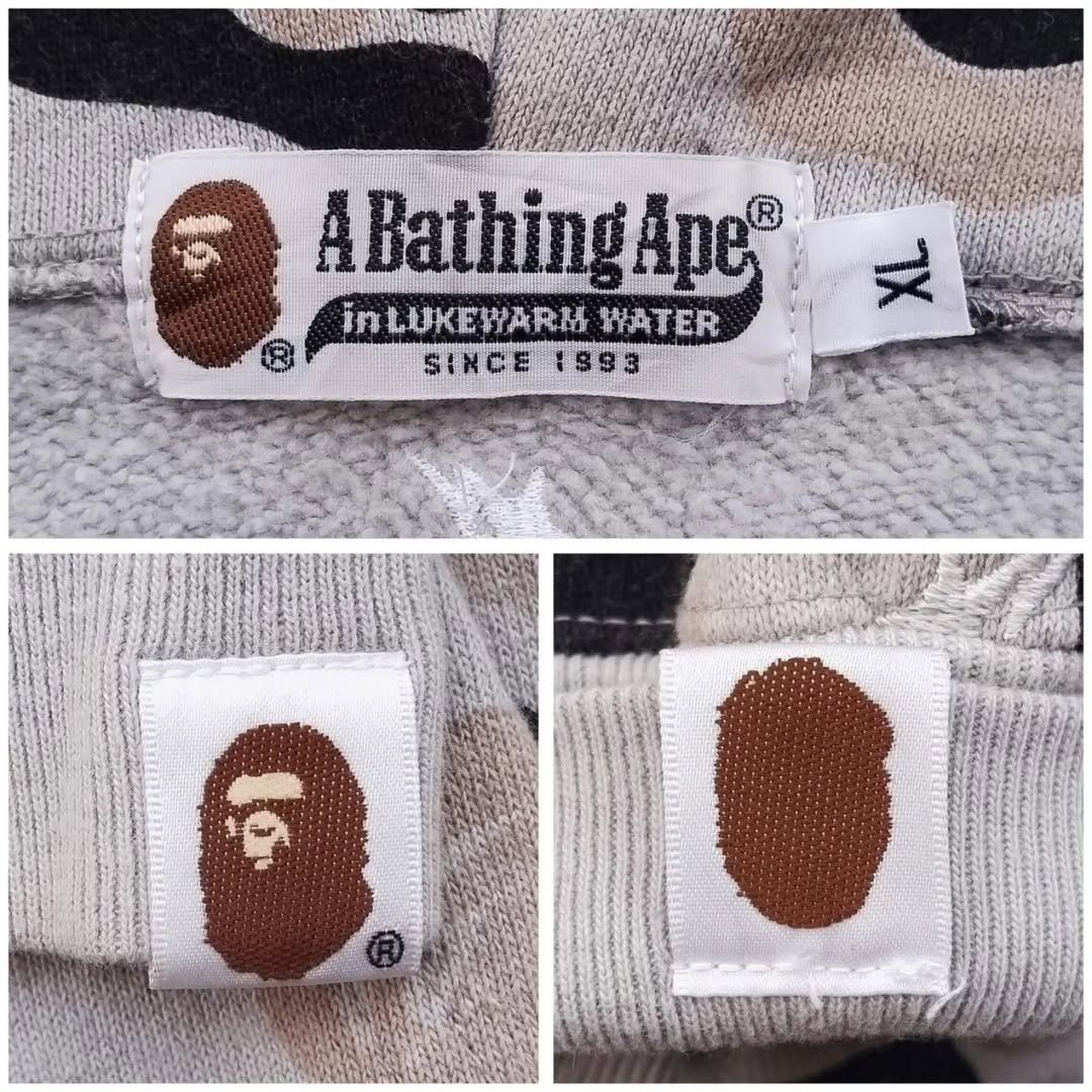 Bape 2010 BAPE STA Aoyama Camo Full Zip Hoodie Size US XL / EU 56 / 4 - 7 Thumbnail