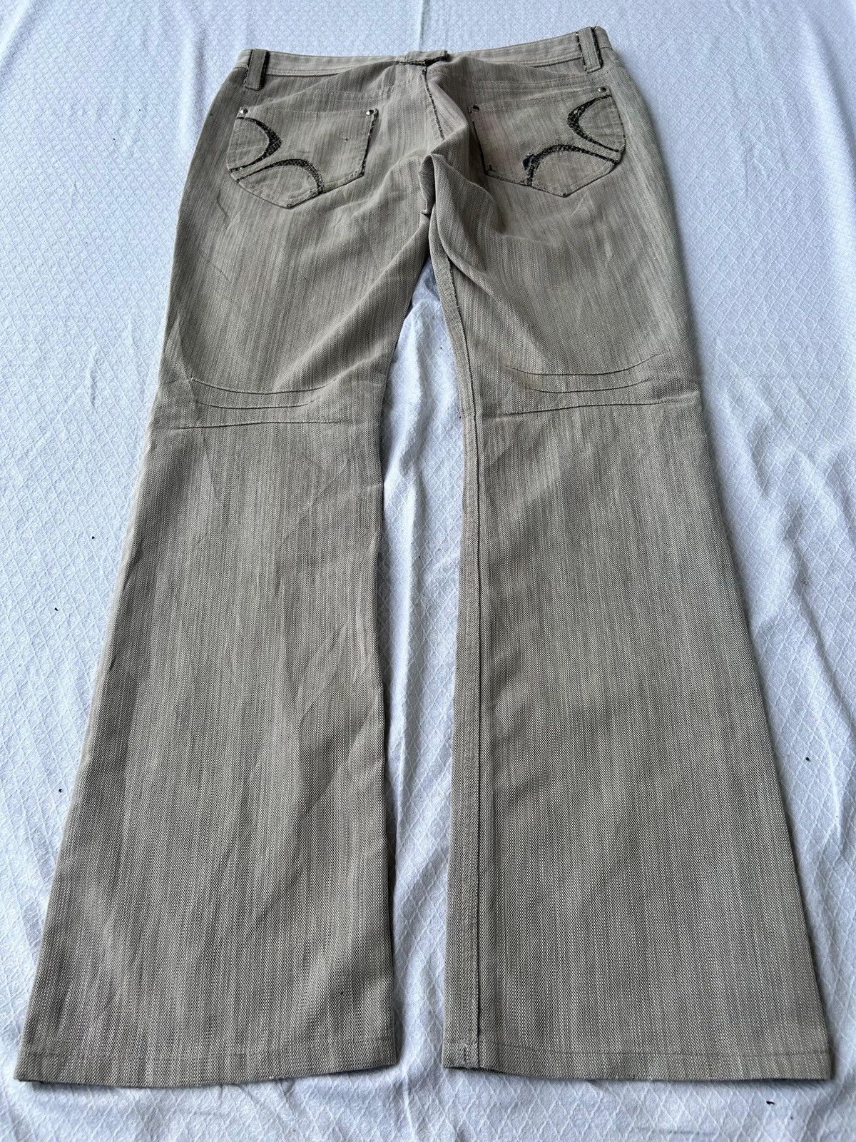 Japanese Brand Flared jeans snake skin takaiq Size US 32 / EU 48 - 2 Thumbnail