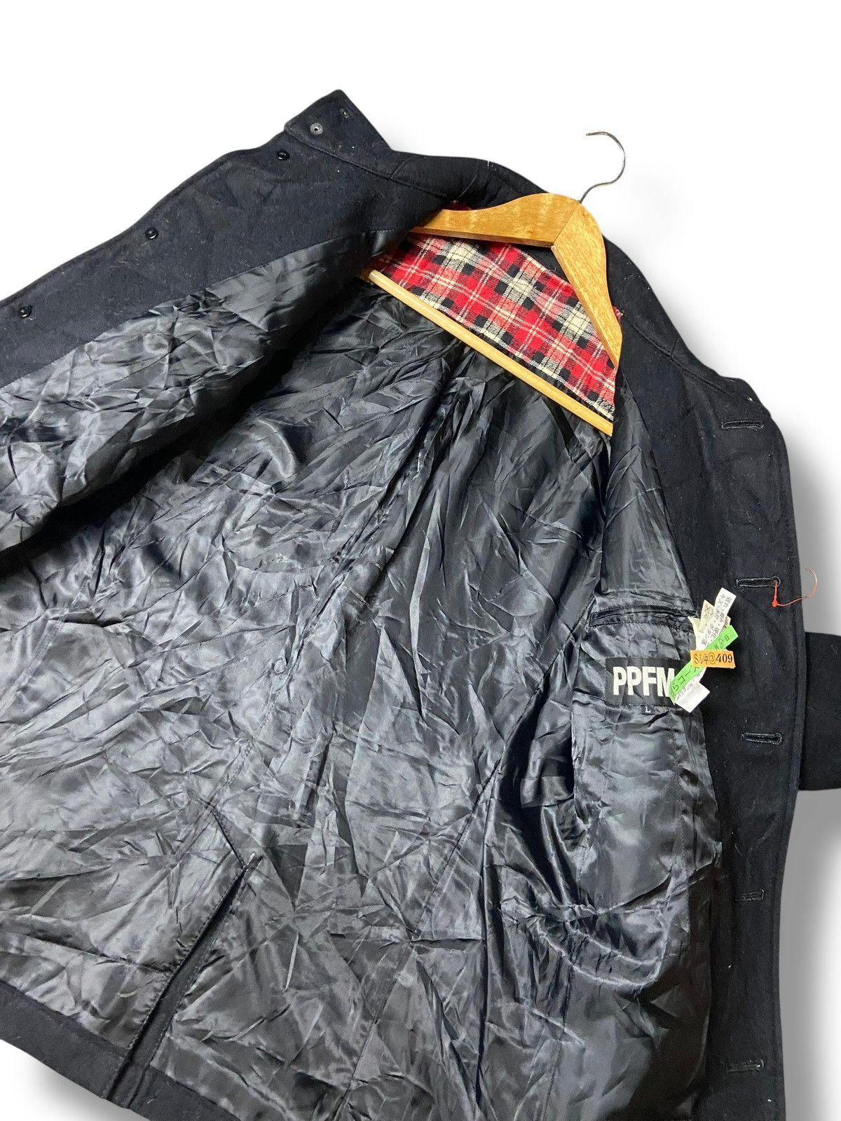 PPFM Vintage PPFM Wool Blend Buttoned Coat (149) Size US L / EU 52-54 / 3 - 4 Thumbnail