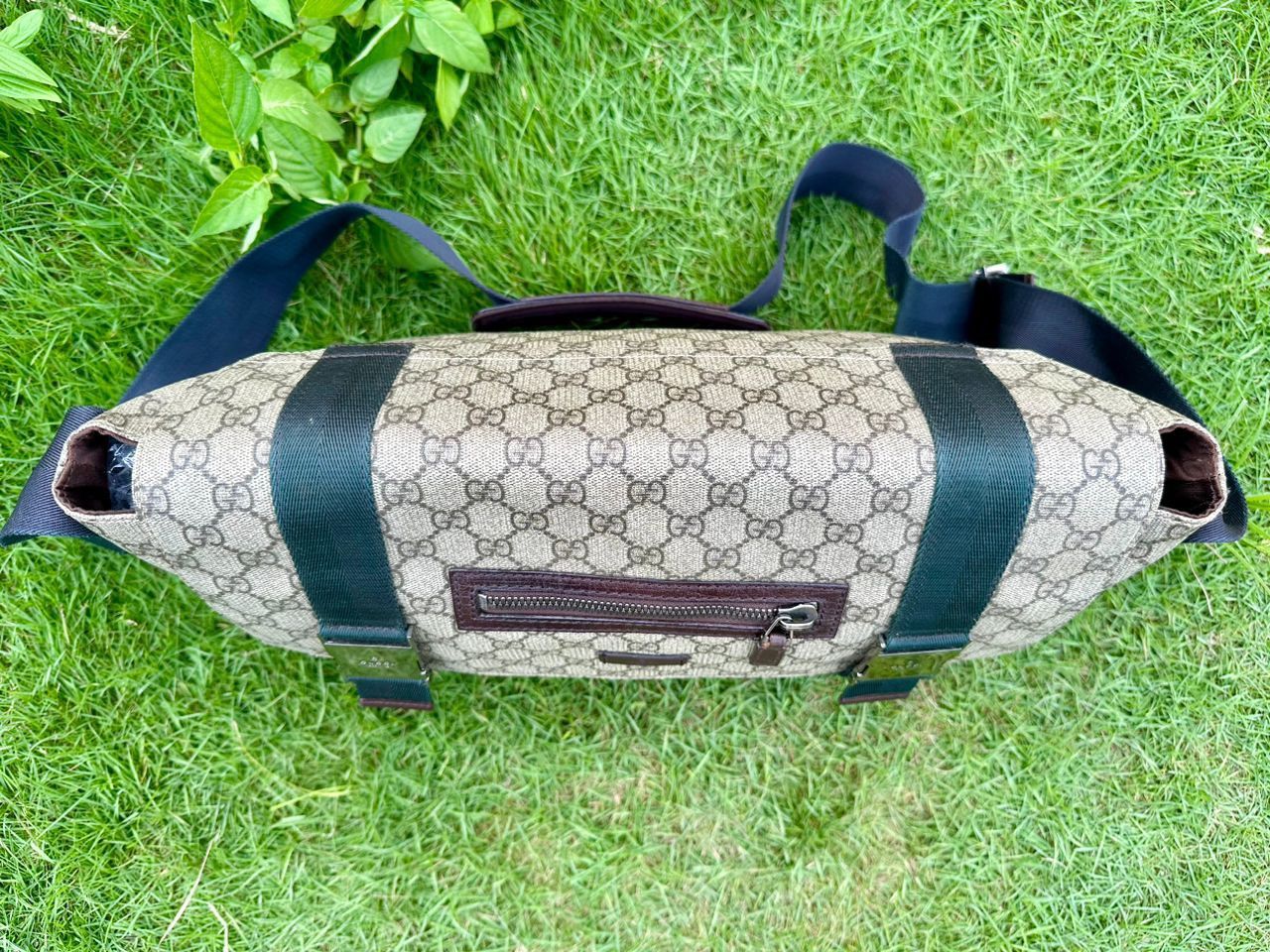 Gucci Authentic Gucci GG Supreme Double Buckle Messenger Bag Size ONE SIZE - 7 Thumbnail
